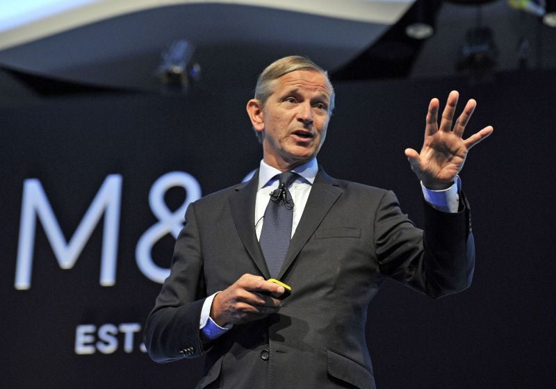 M&amp;S Chief Executive Marc Bolland at the High street giant's AGM, held at Wembley Stadium