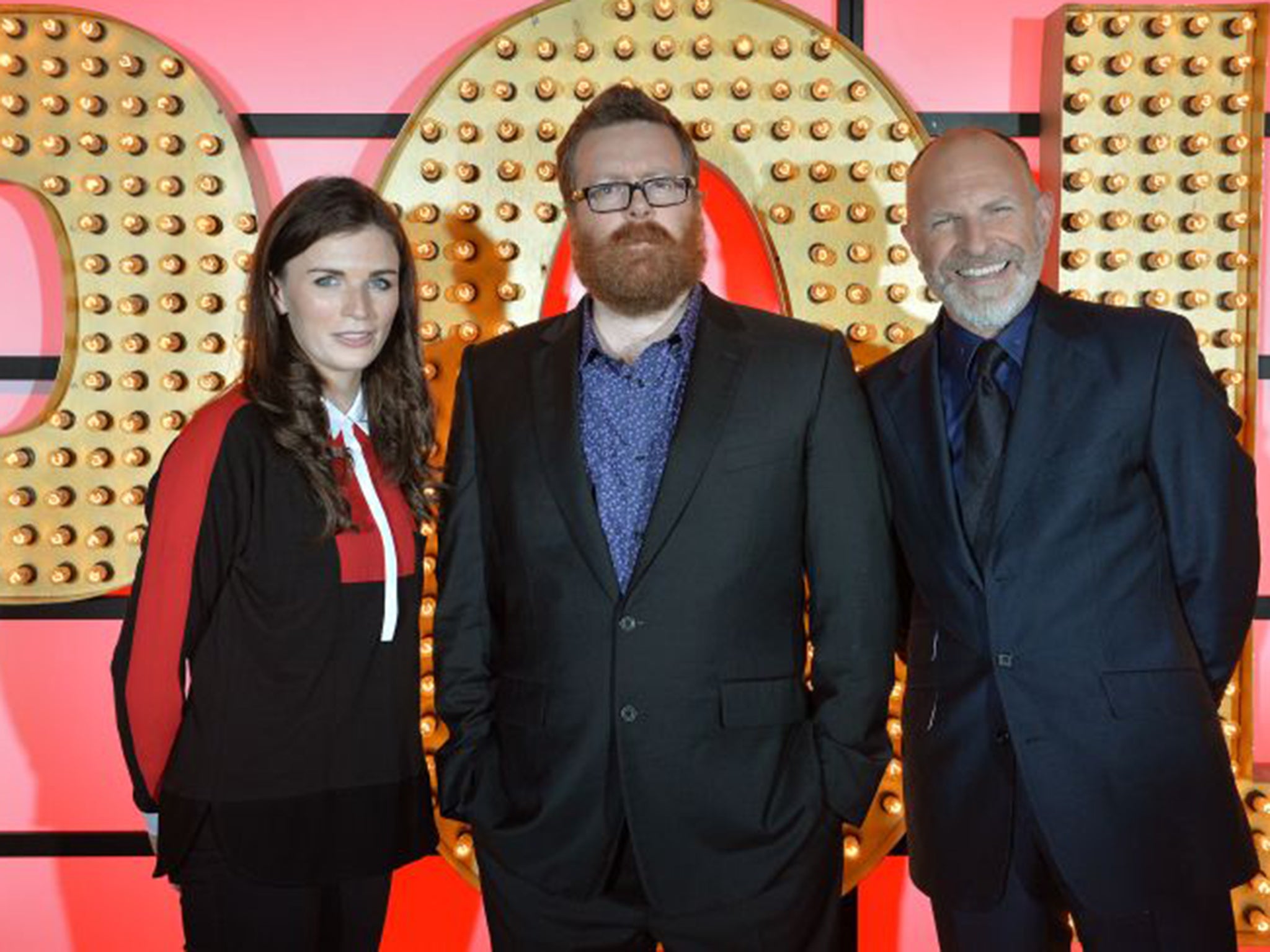 Frankie Boyle (centre): Boyle’s six-minute performance at the Give It Up for Comic Relief fundraiser in 2013 was cut from the show for being too distasteful