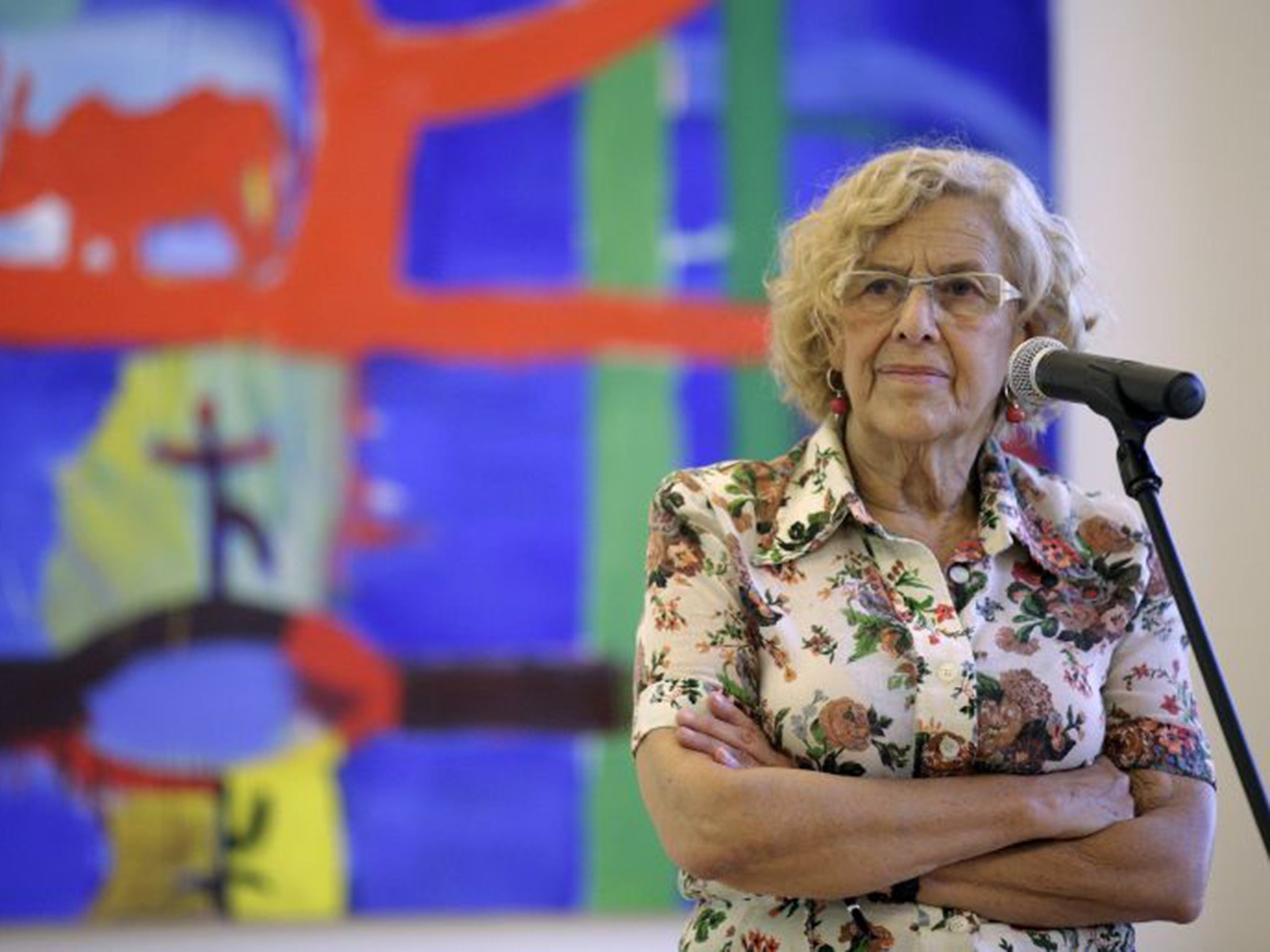 Madrid’s Mayor Manuela Carmena has been an obstacle Atleti have struggled to overcome