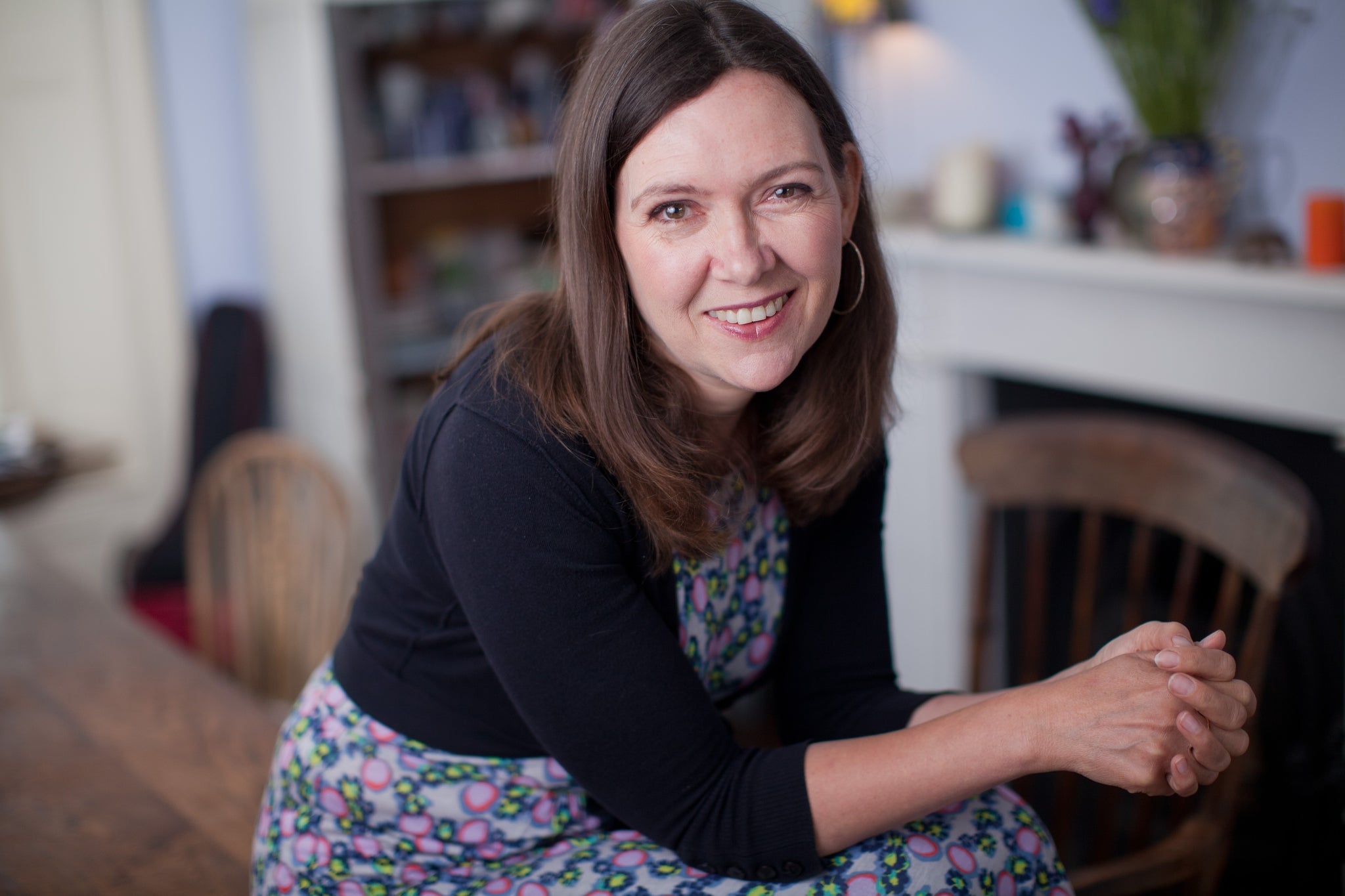 Author, Joanna Briscoe, pictured at her home in Kentish Town