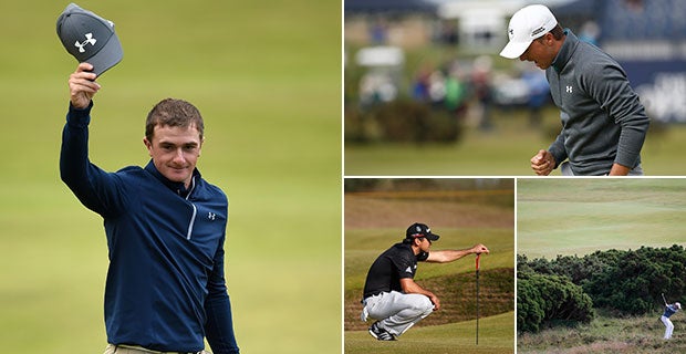 Paul Dunne, Jordan Spieth, Jason Day and Danny Willett