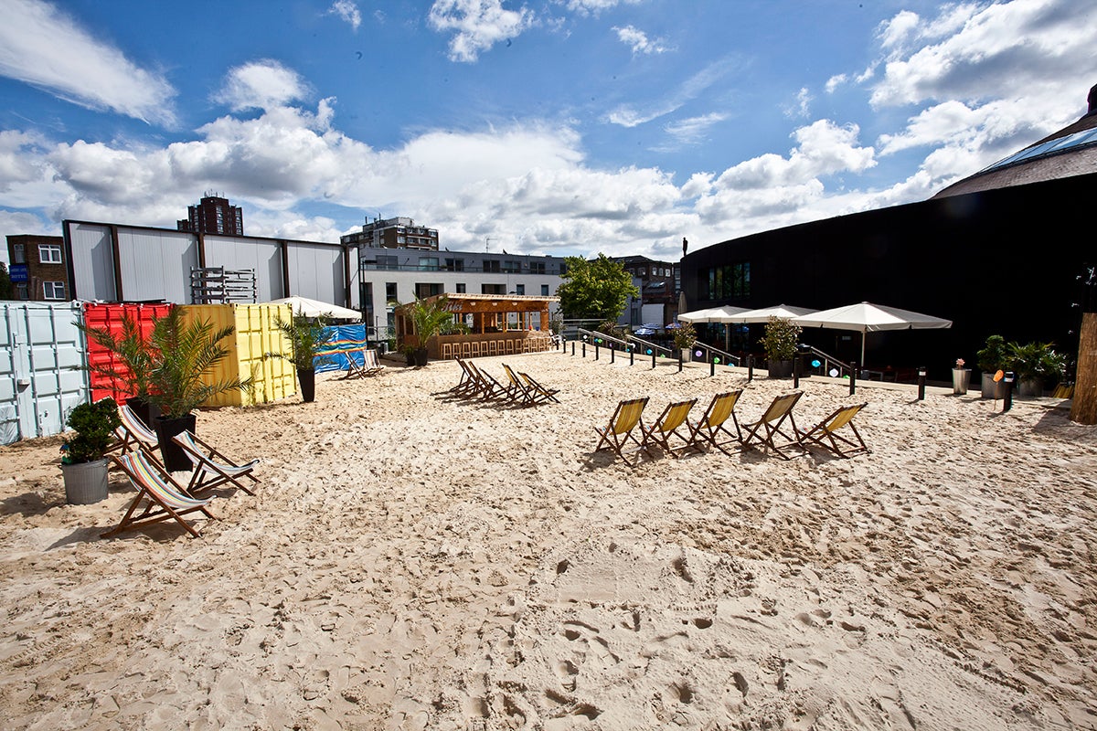 There's a beach right here in Camden, so forget Brighton (Picture: Stuart Leech)