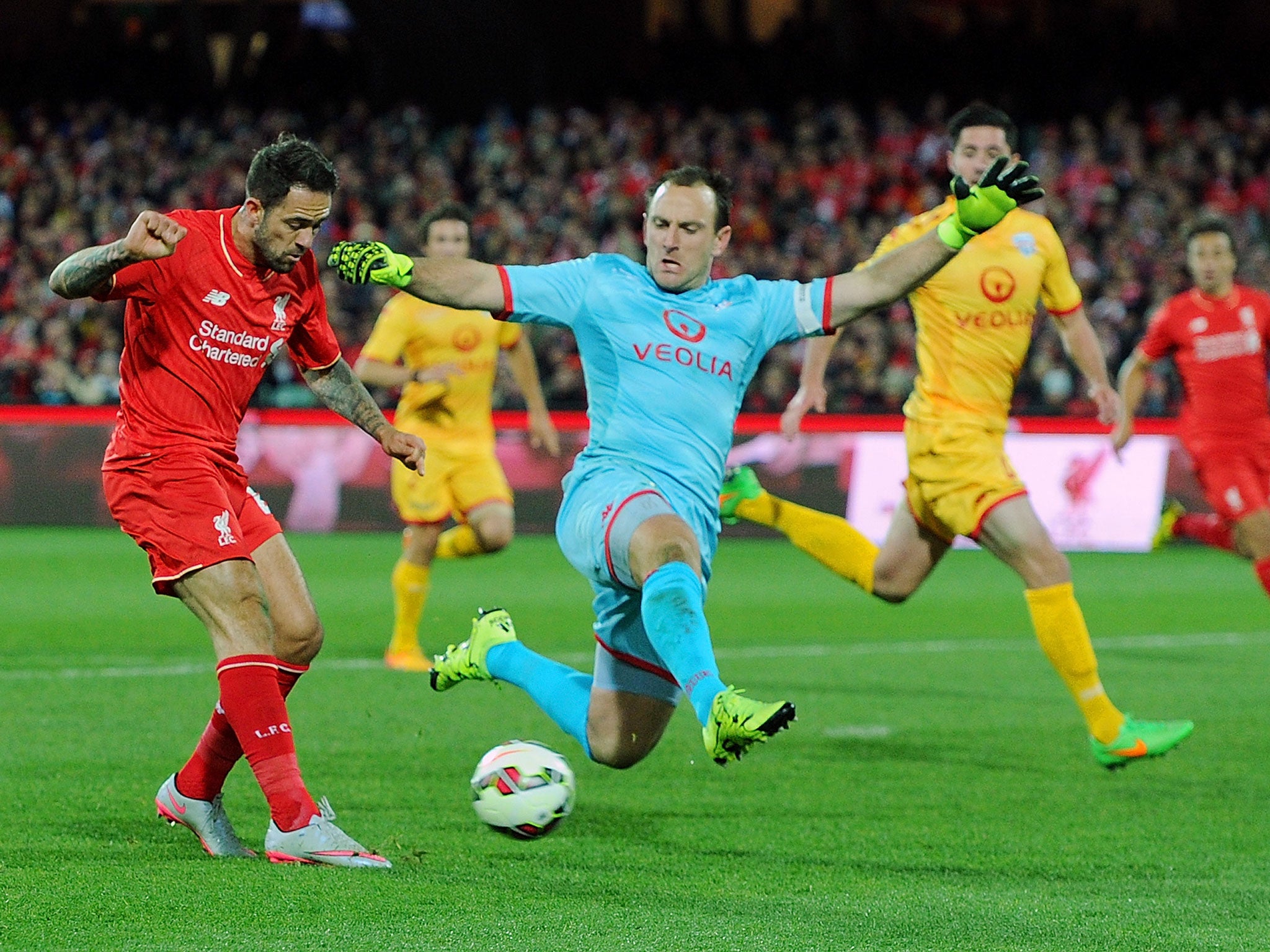 Danny Ings scores for Liverpool