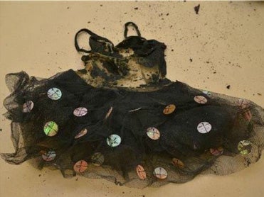 A tutu was found in the suitcase with the todler's remains