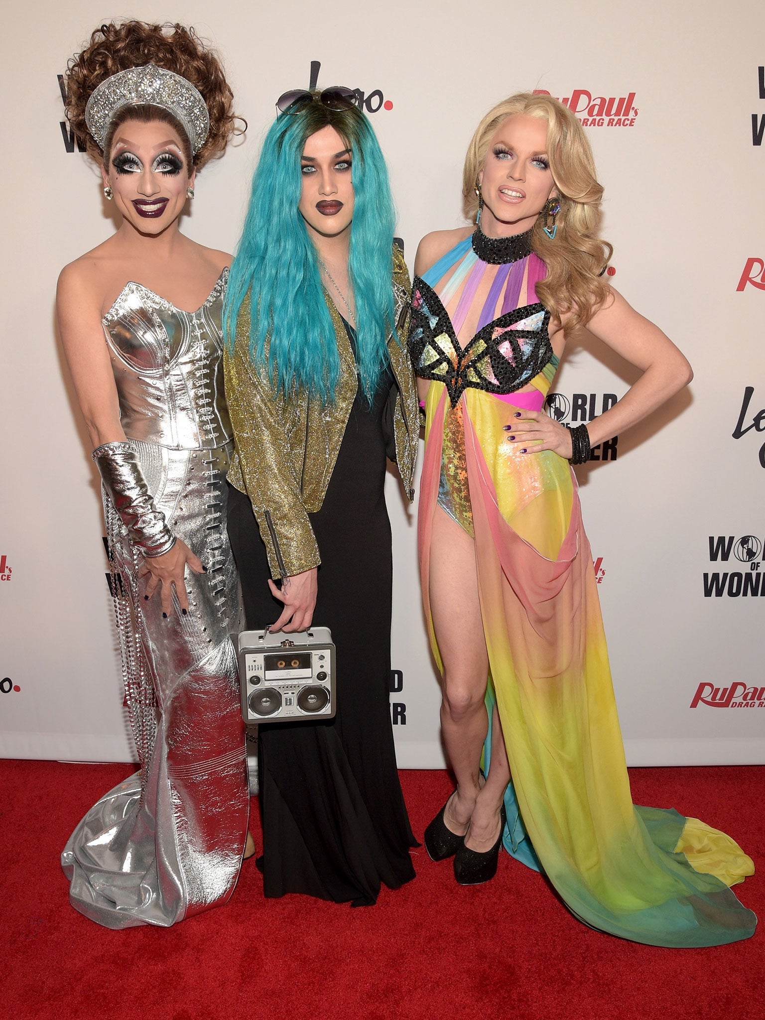 RuPaul Drag Race finalists Bianca Del Rio, Adore Delano and Courtney Act