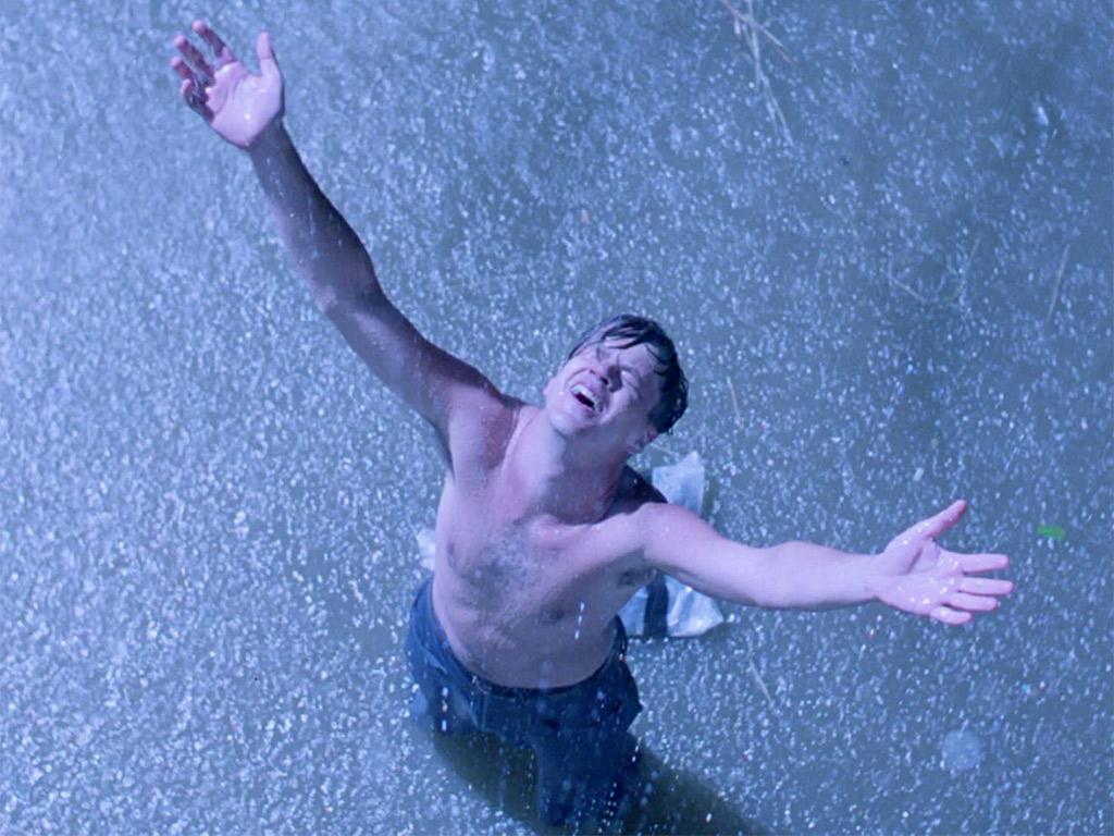 Tim Robbins as wrongly convicted murderer Andy Dufresne in 1994's 'The Shawshank Redemption'