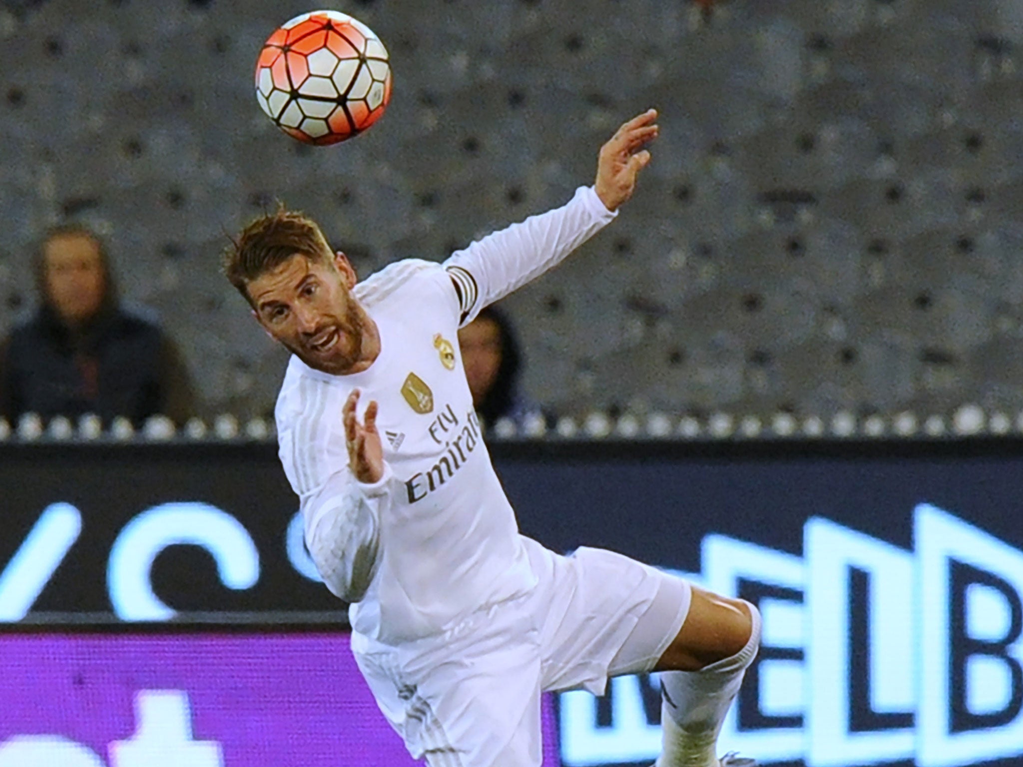 Real Madrid defender Sergio Ramos