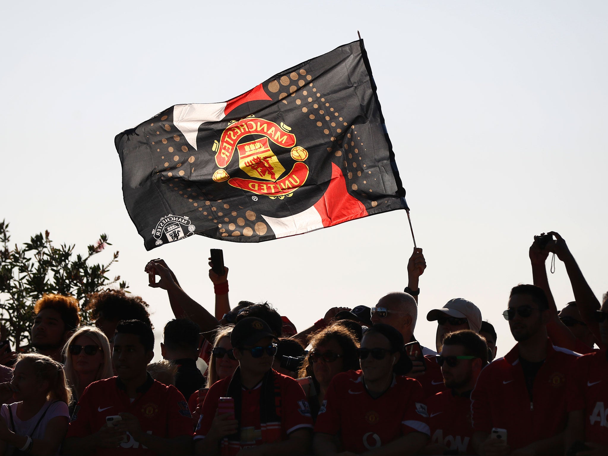 Manchester United fans in San Jose