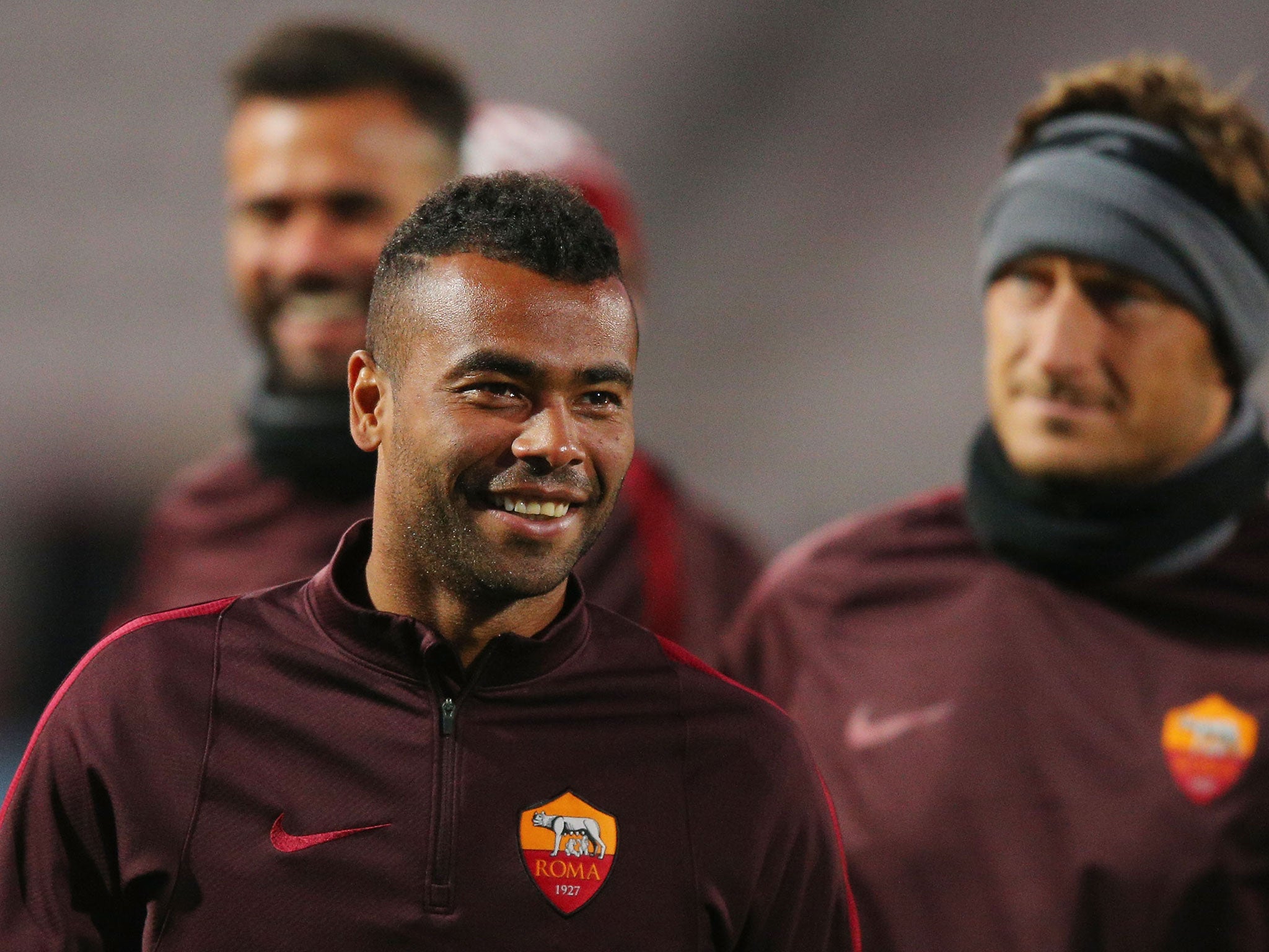 Roma defender Ashley Cole