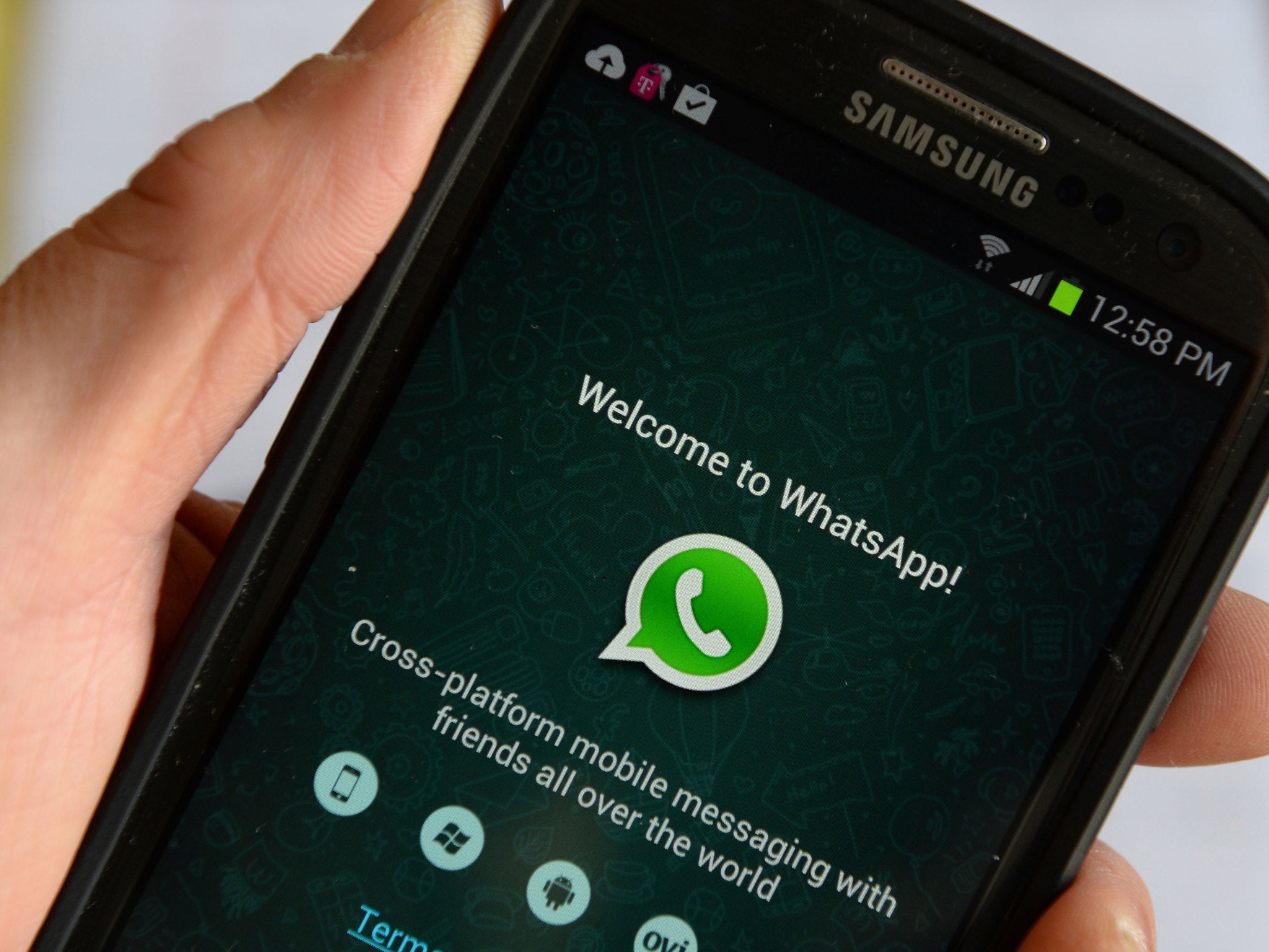 The 27-year-old used Whatsapp to end his marriage