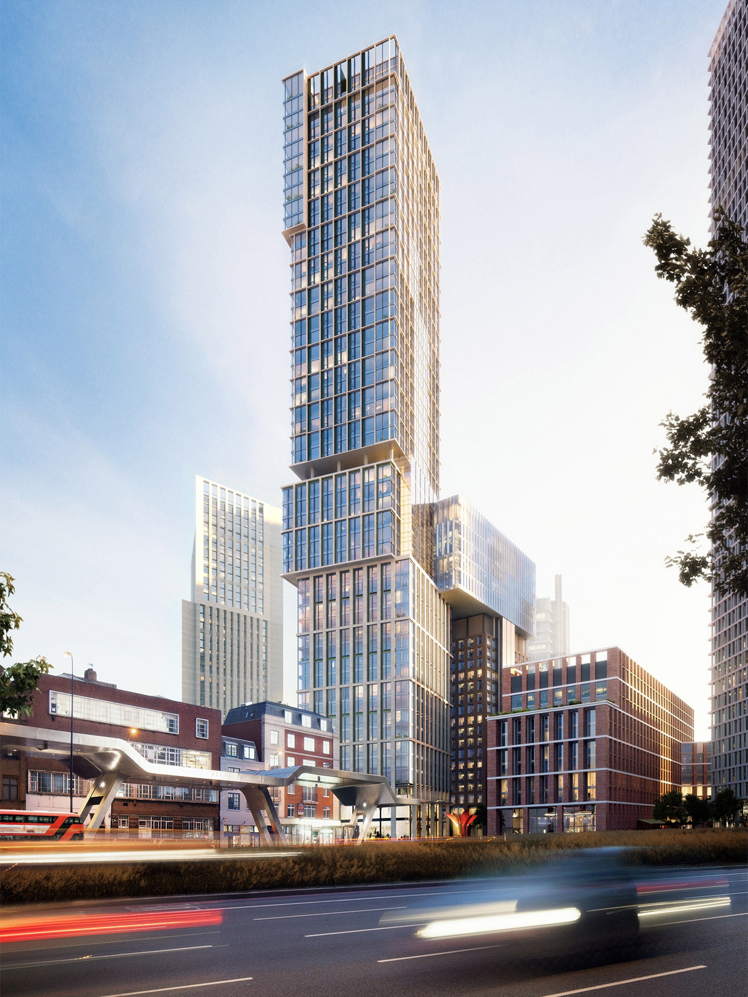 Aykon Nine Elms ascends to over 50 storeys