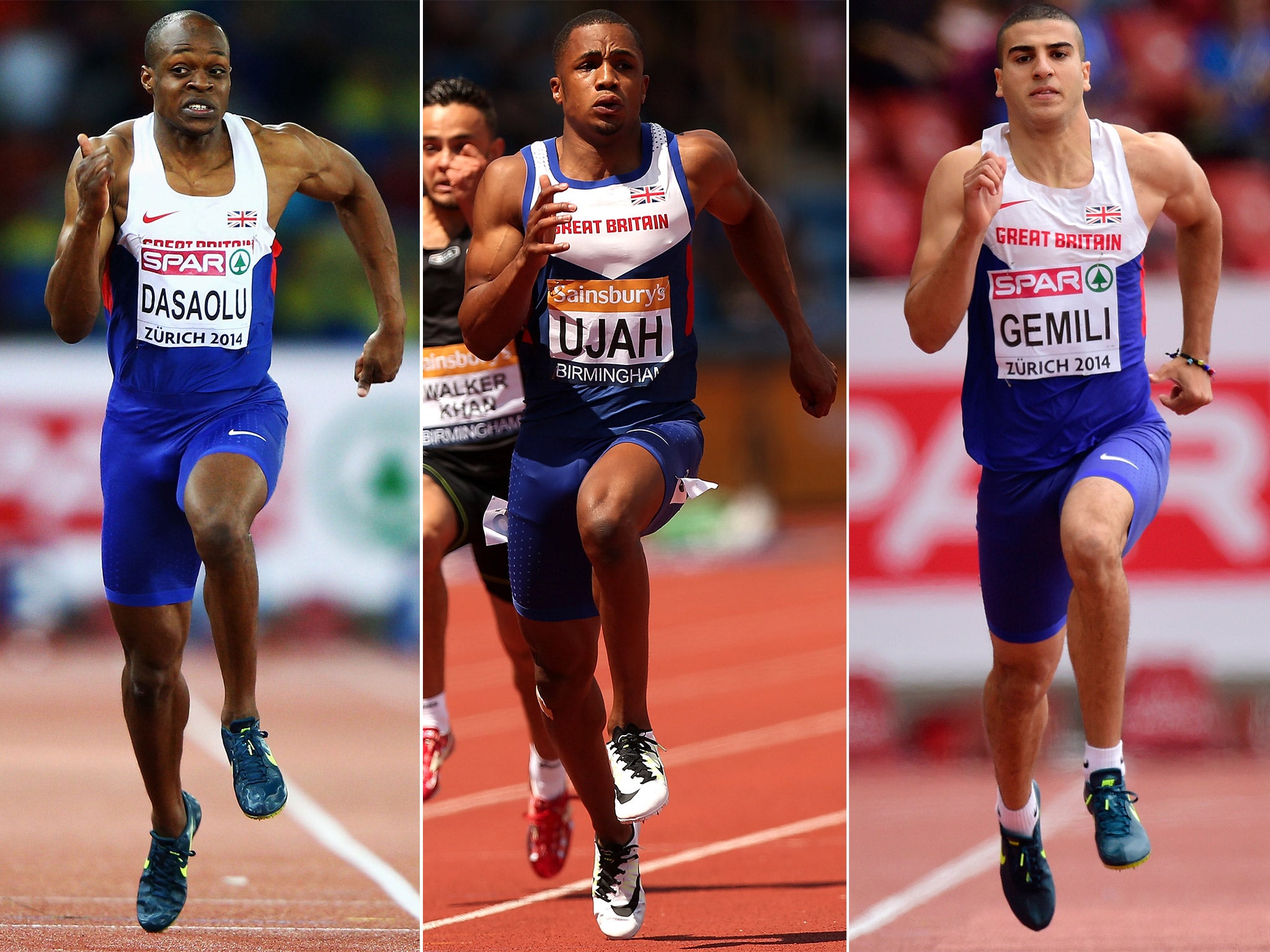 James Dasaolu, Chijindu Ujah and Adam Gemili have all broken the 10-second barrier