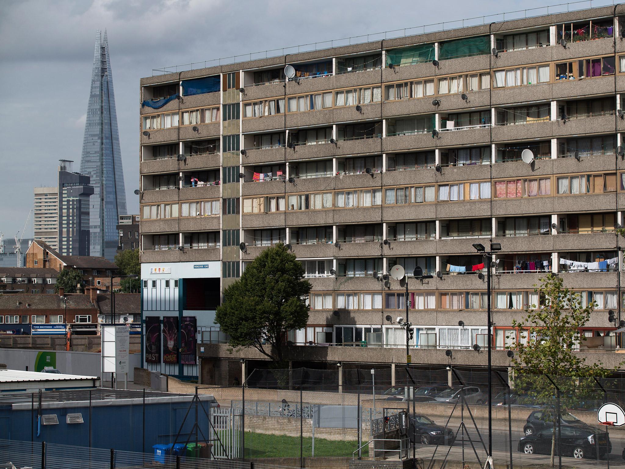 Social housing in Southwark, London