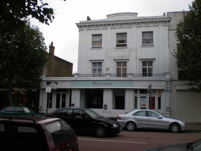 The Alchemist pub before it was illegally demolished