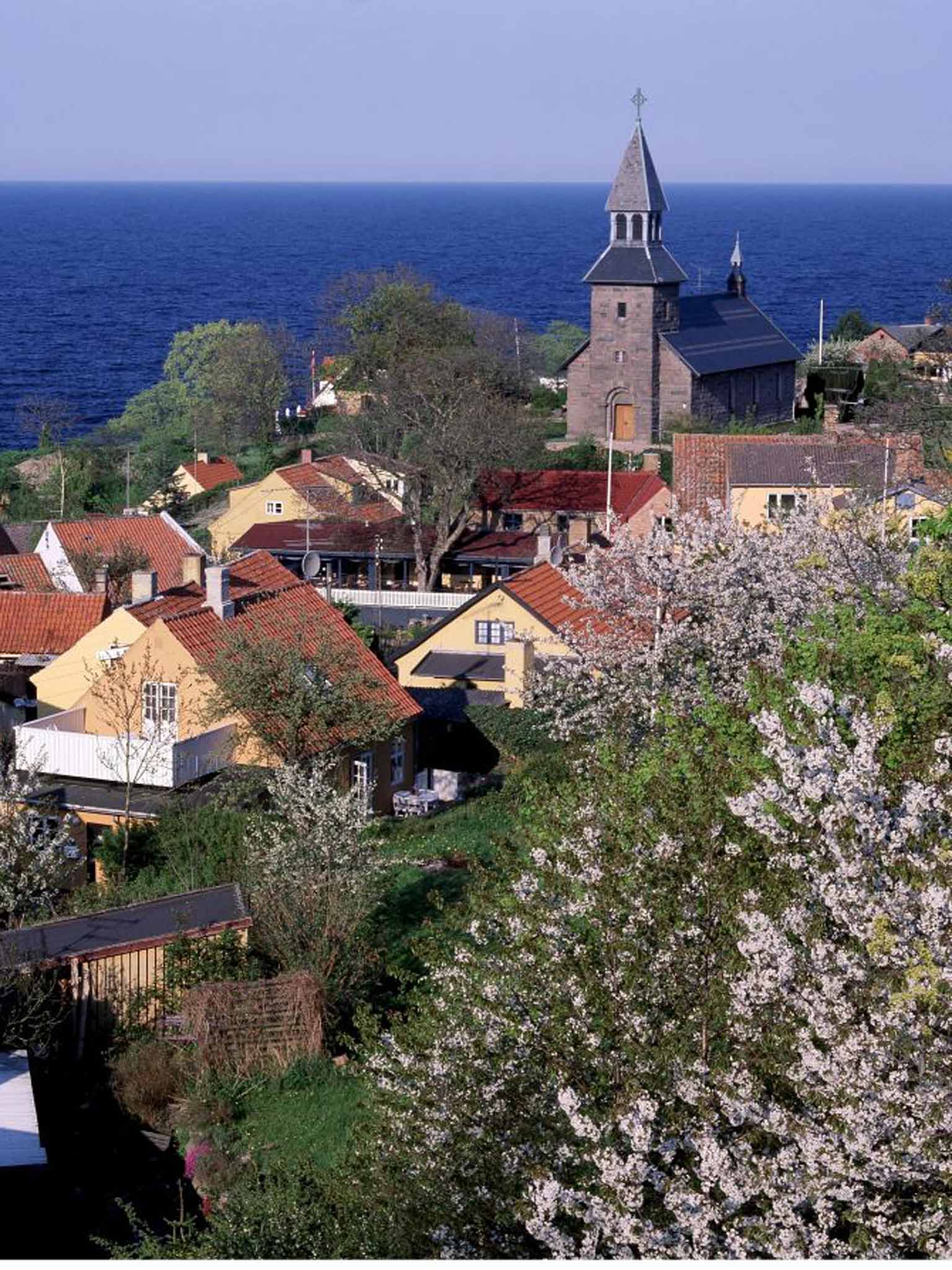 Green peace: view over Gudhjem