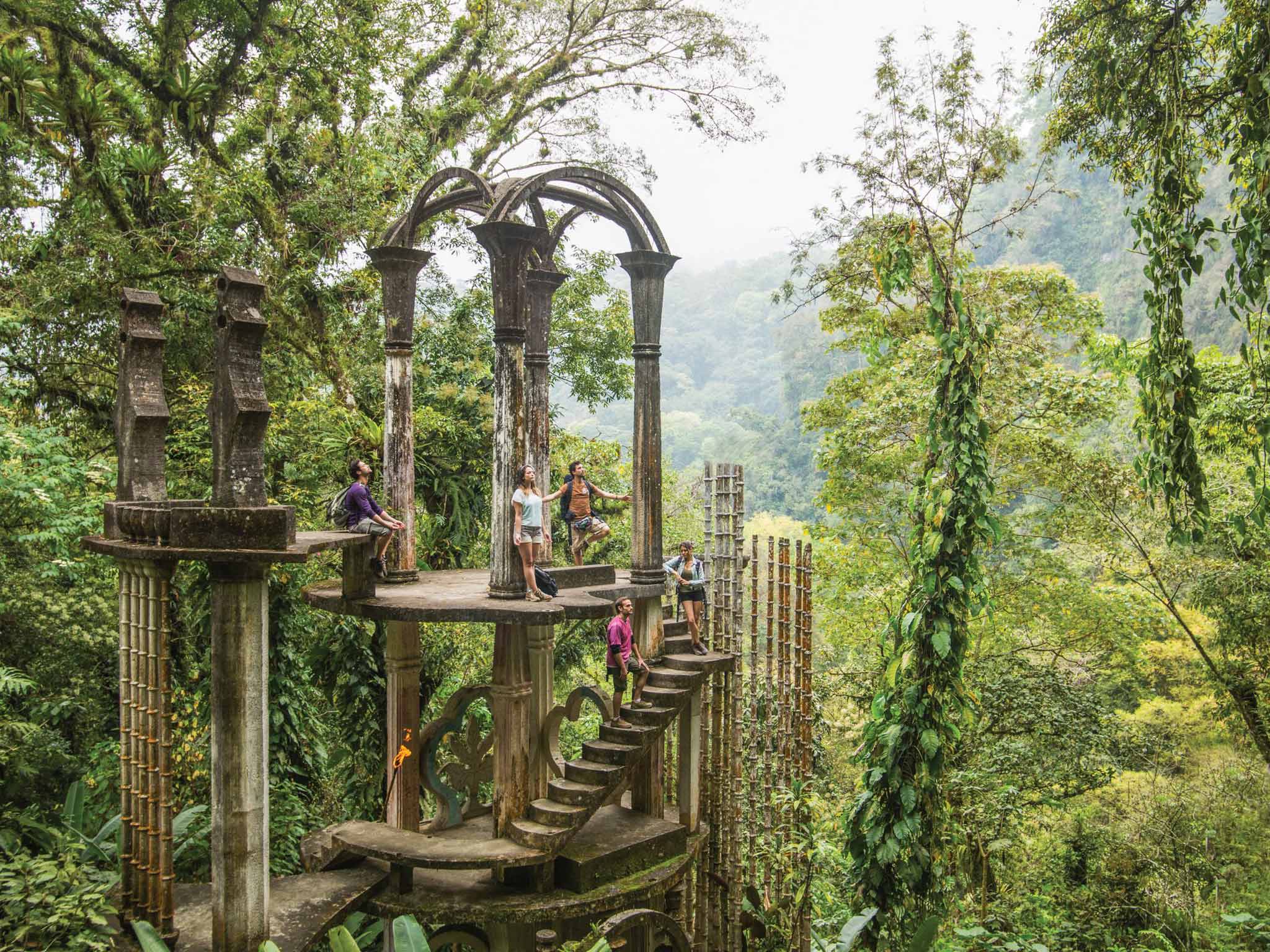 Las Pozas, a labour of love created by Edward James, a British patron of the Surrealist art movement in the 1930s