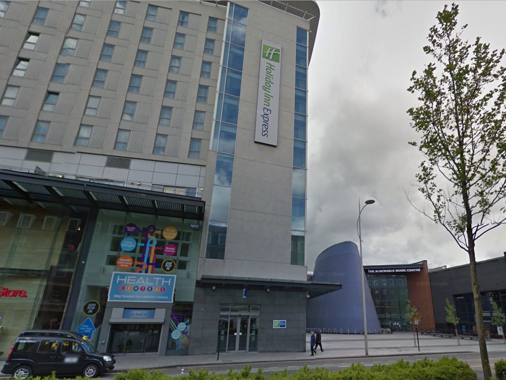 The Holiday Inn Express where a woman was turned away