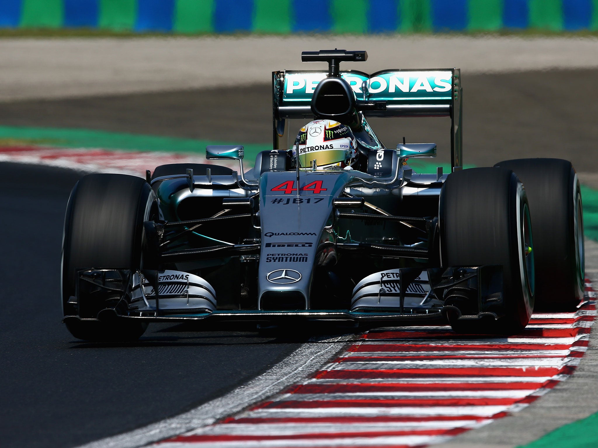 Lewis Hamilton went fastest in first practice