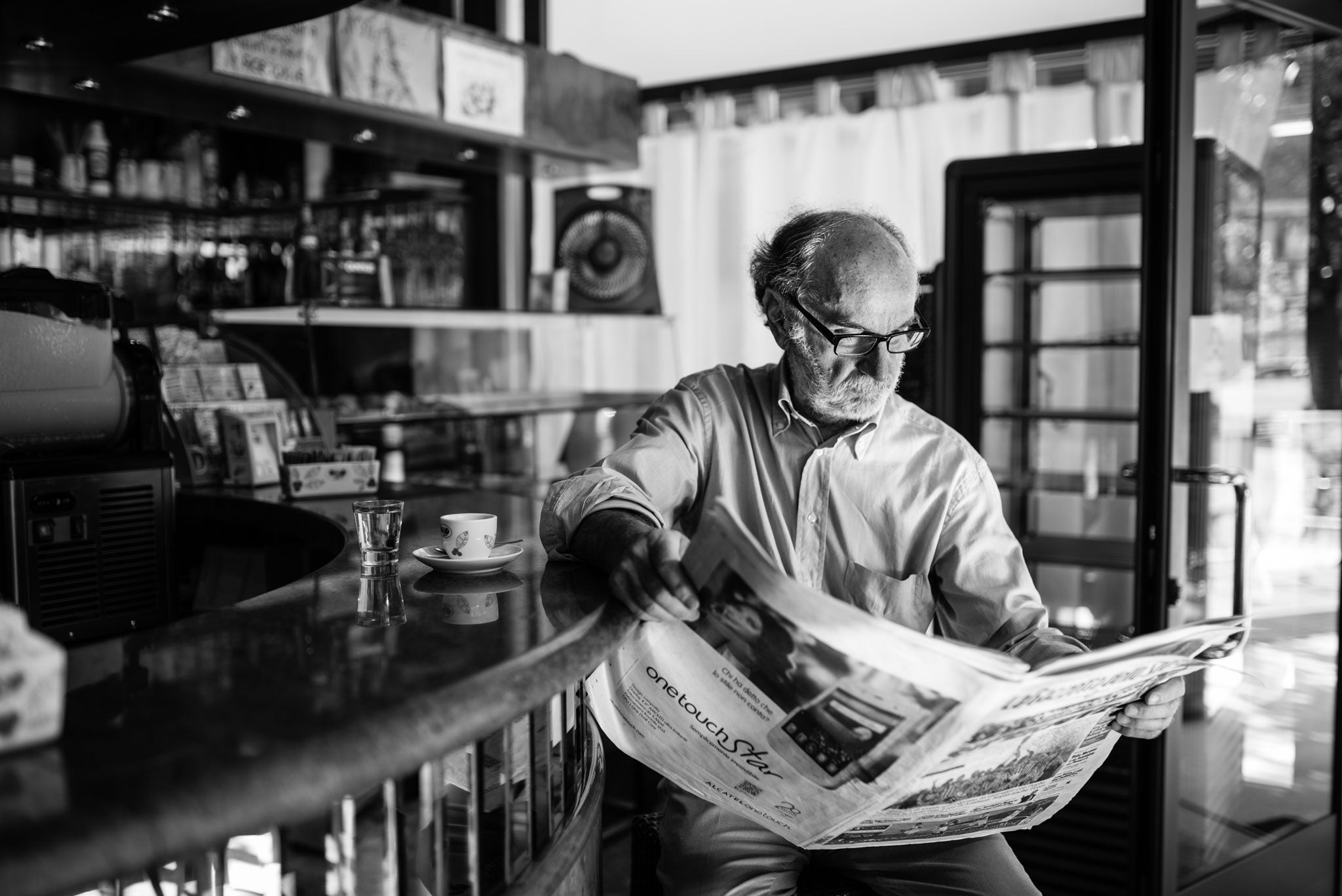 'The osterias represent the soul of the ancient traditions of my region,' says the 27-year-old. 'And the people who drink there fit perfectly in the environment.'