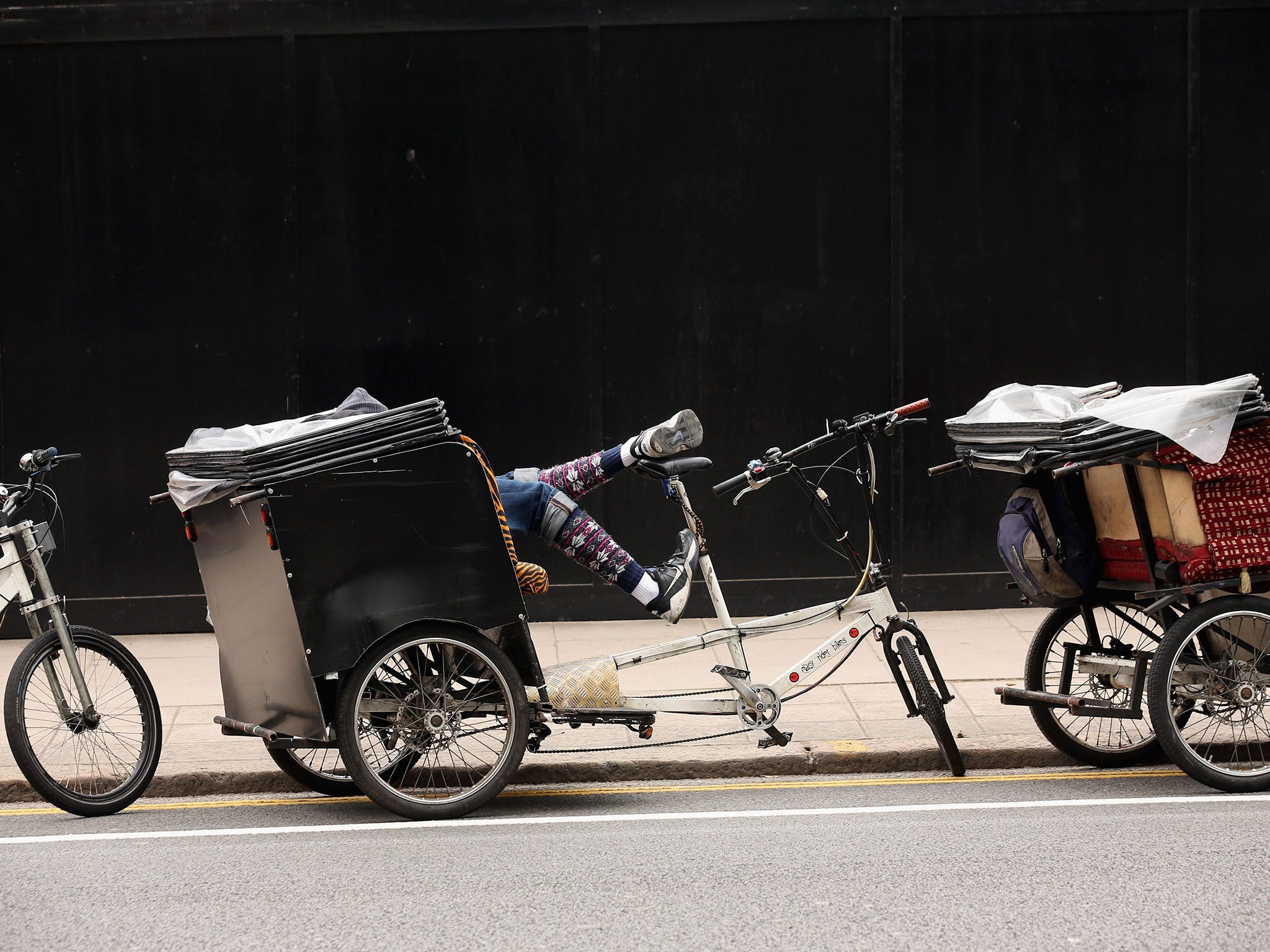 A London rickshaw