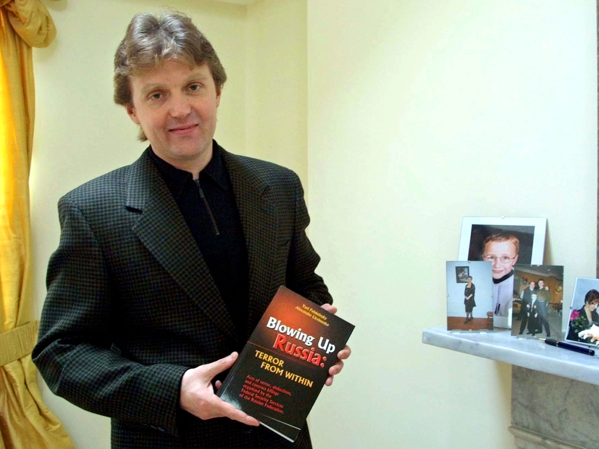 Alexander Litvinenko, former KGB spy and author of the book "Blowing Up Russia: Terror From Within" back in 2002