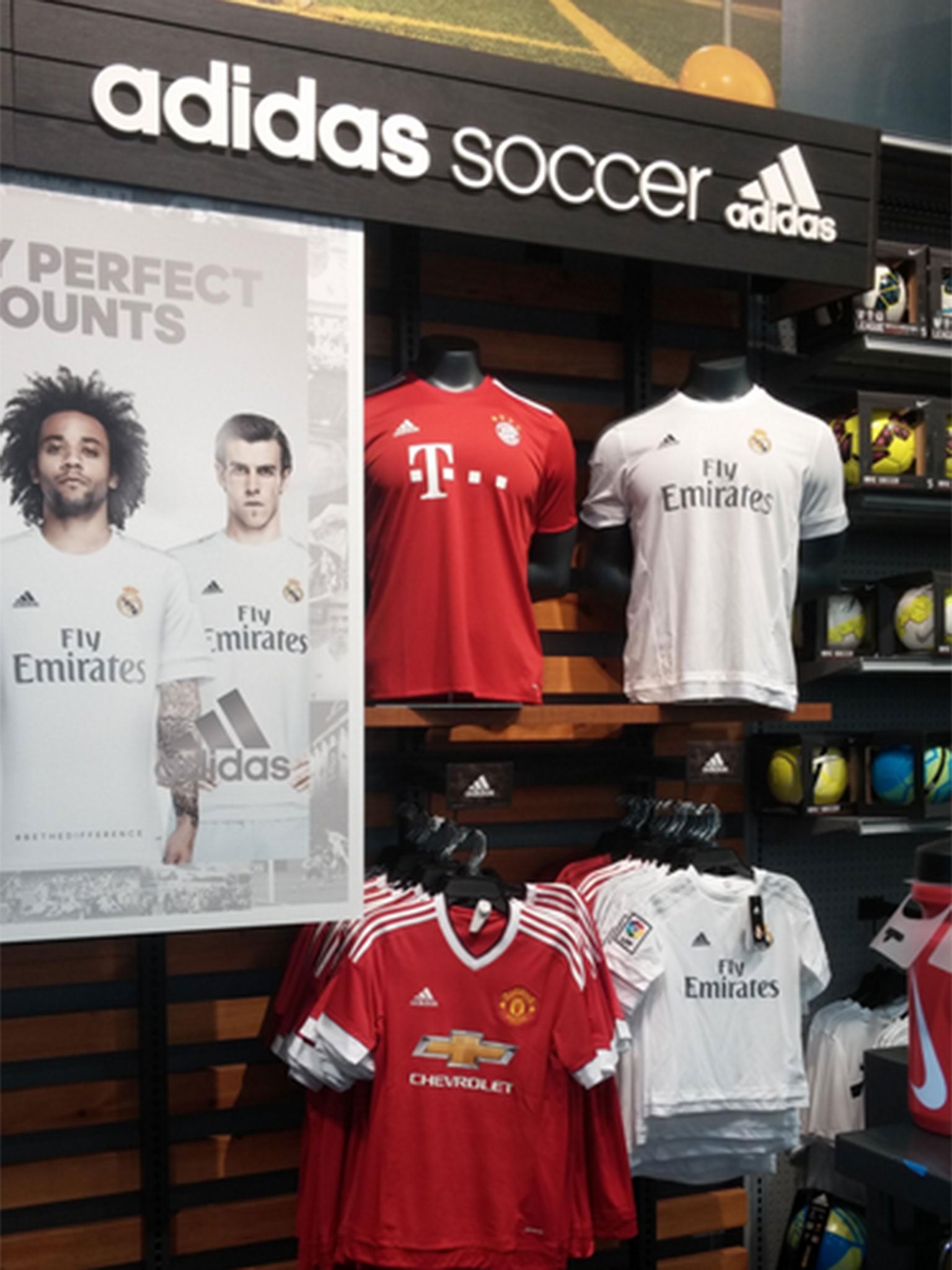 Images of Manchester United's new kit - alongside Bayern Munich and Real Madrid jerseys - put on sale accidentally in the US