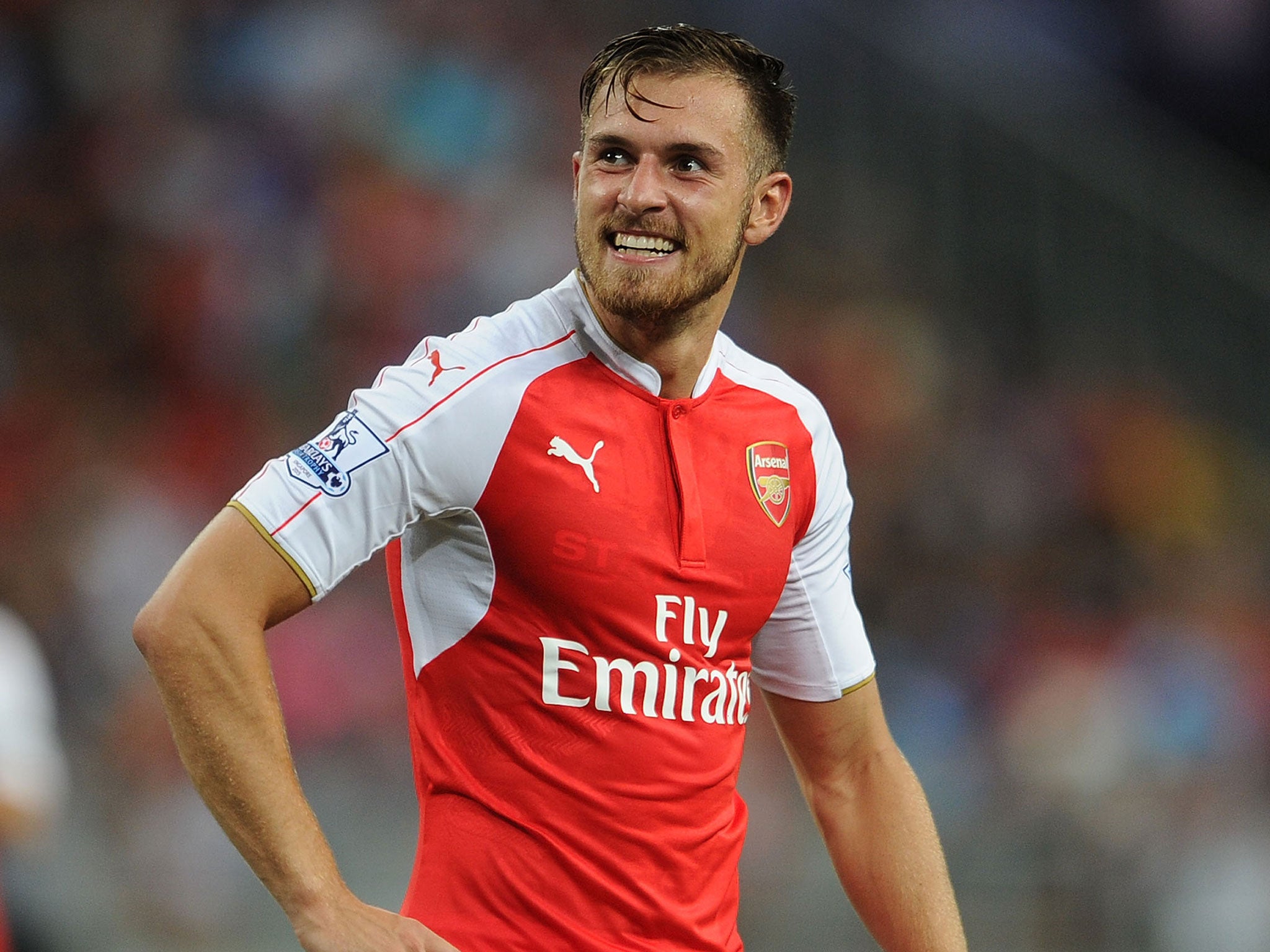 Arsenal midfielder Aaron Ramsey