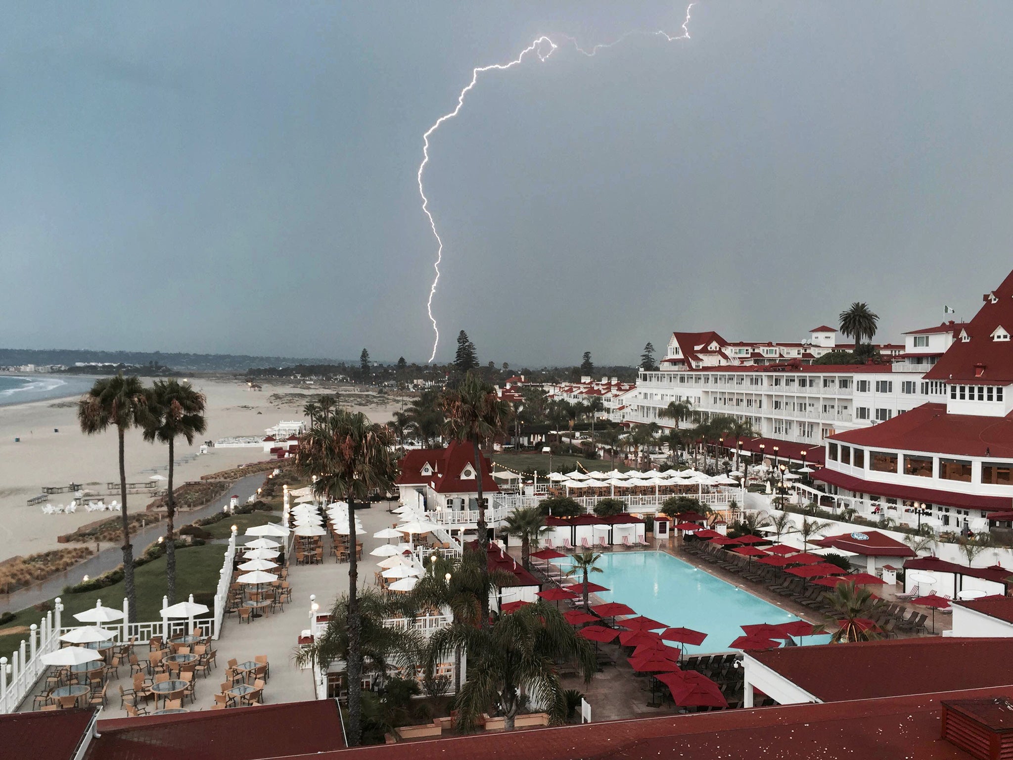 Southern California received its heaviest ever July rainfall in a single weekend