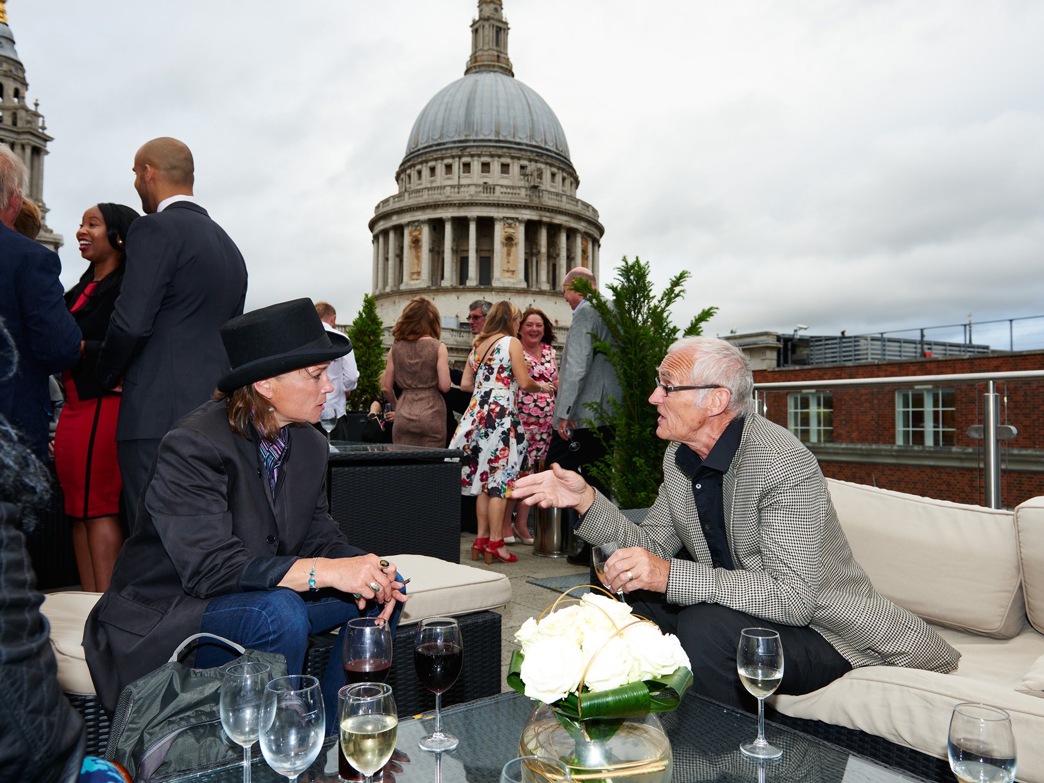 The backdrop of St Paul’s Cathedral took away the breath of many