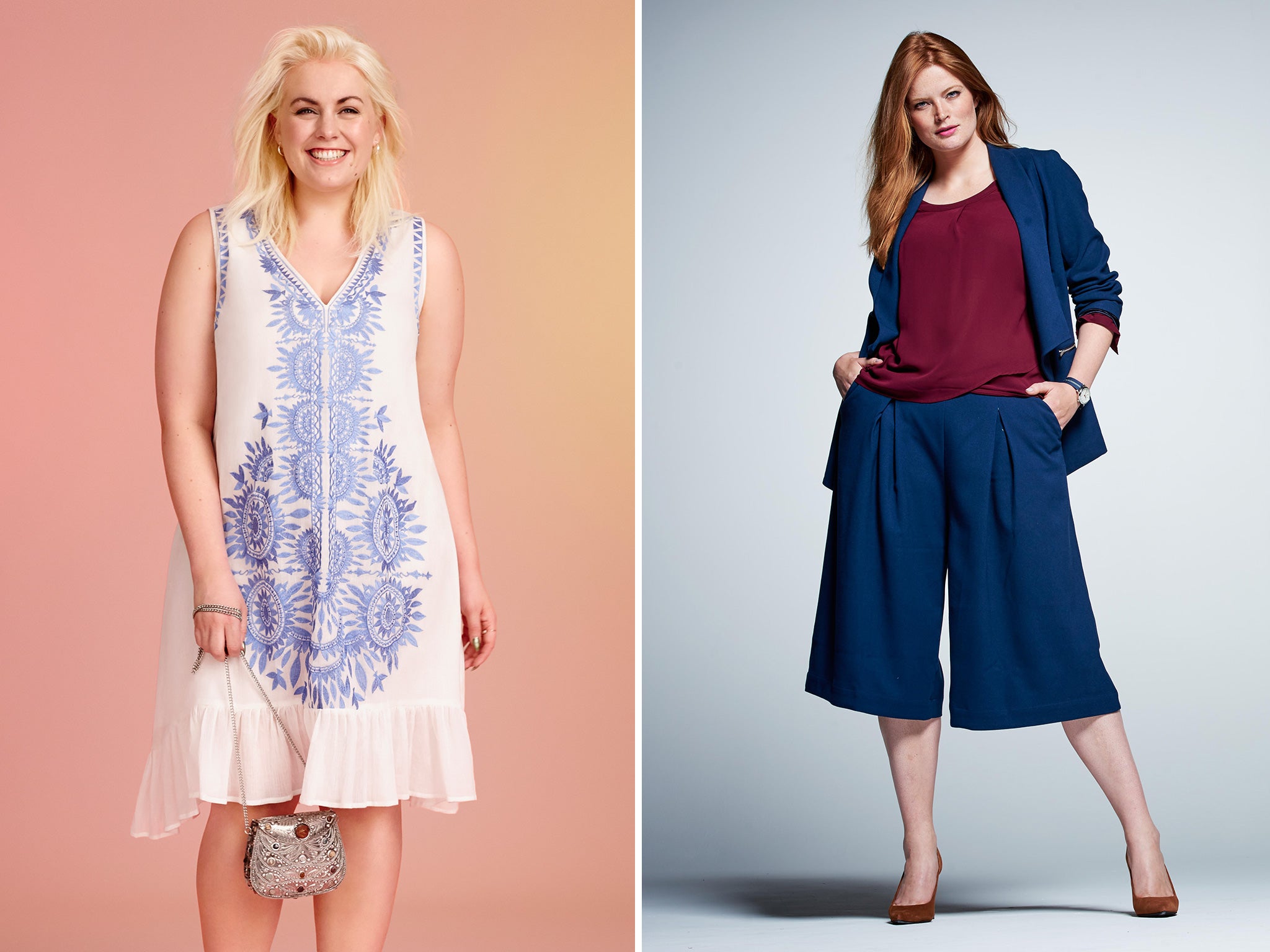 L to R: Asos Curve; Navabi