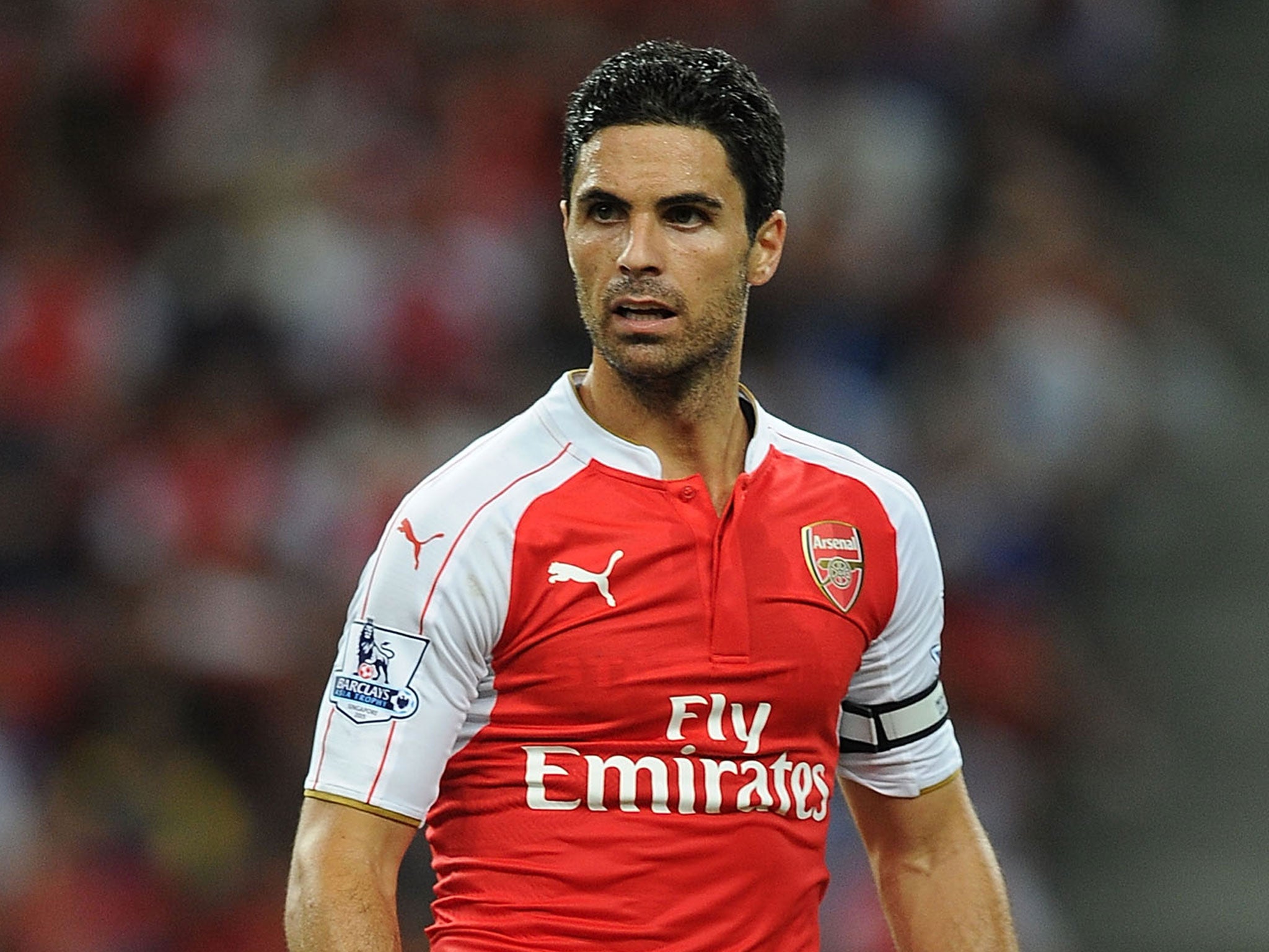 Arsenal midfielder Mikel Arteta