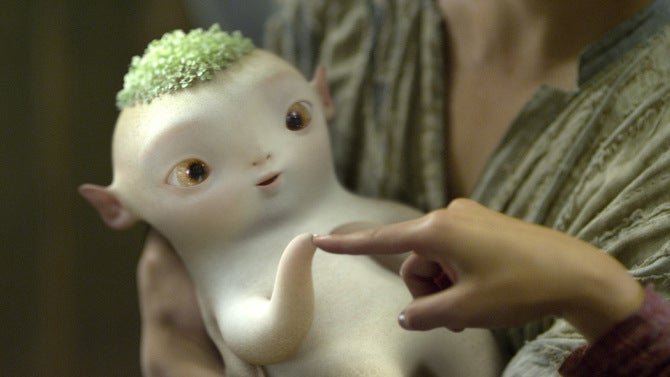 The radish-like monster, Huba, from Monster Hunt