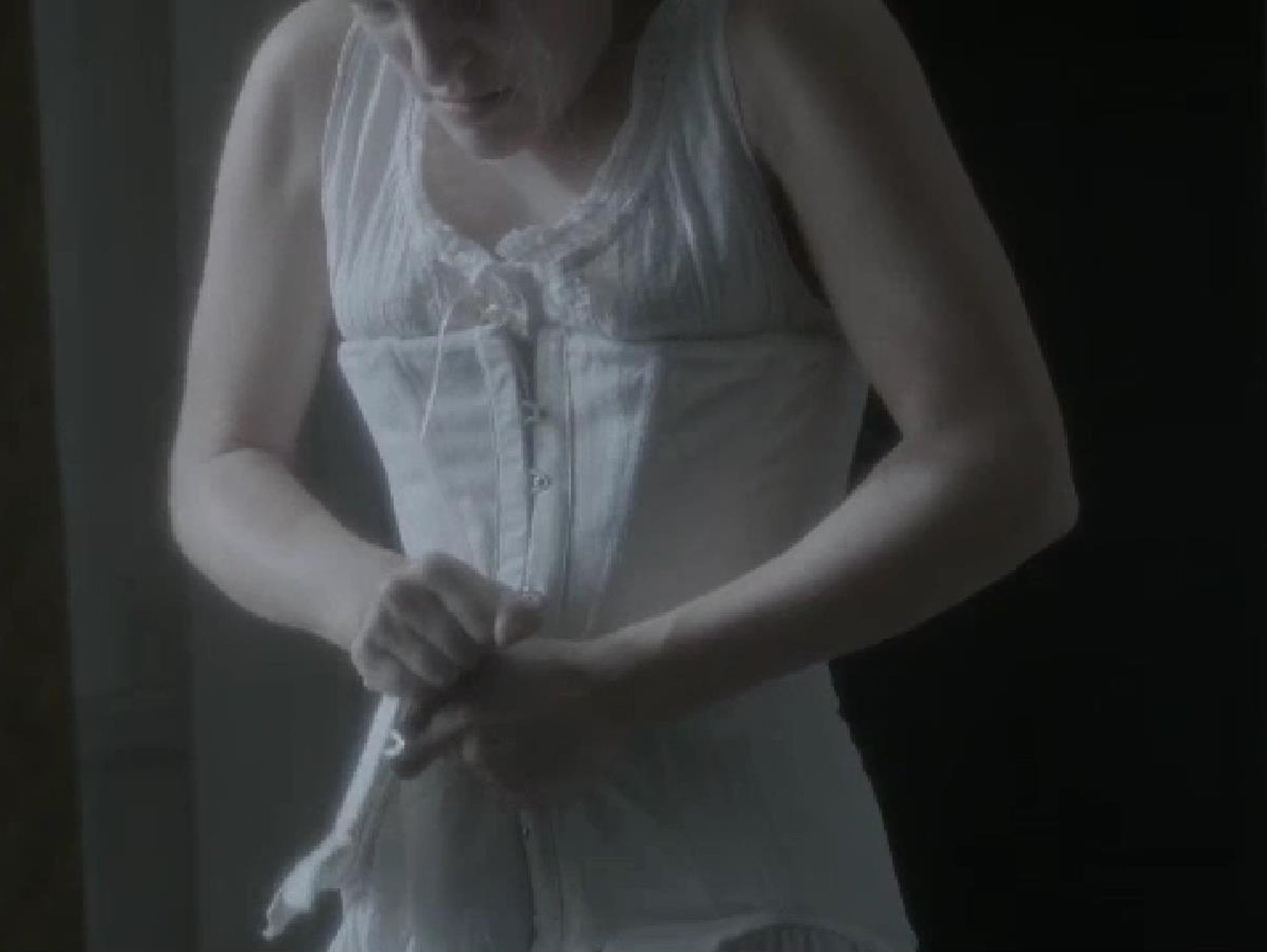 Vanessa Bell prizes herself out of her corset in episode one