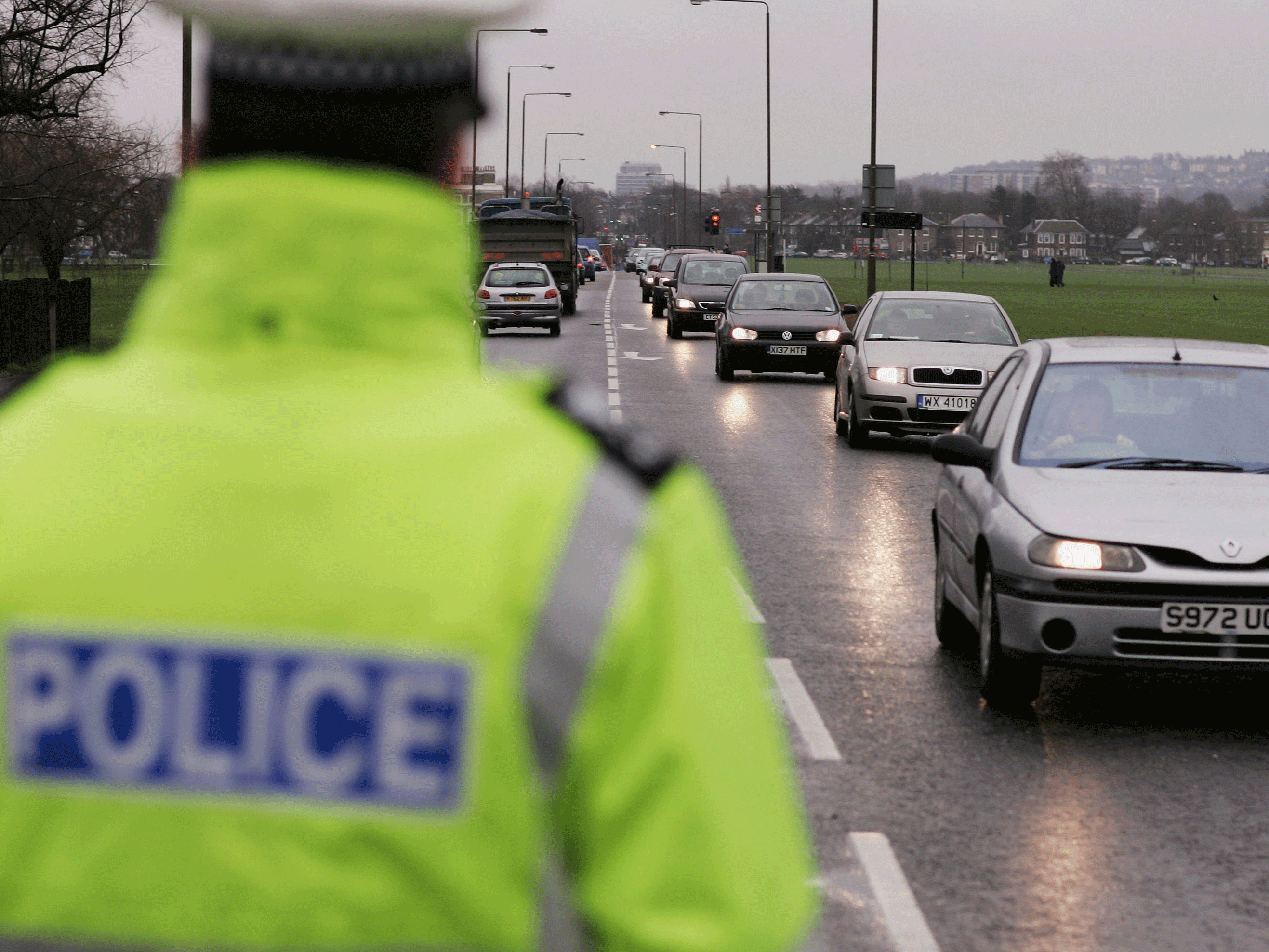 Man was stopped as he drive home