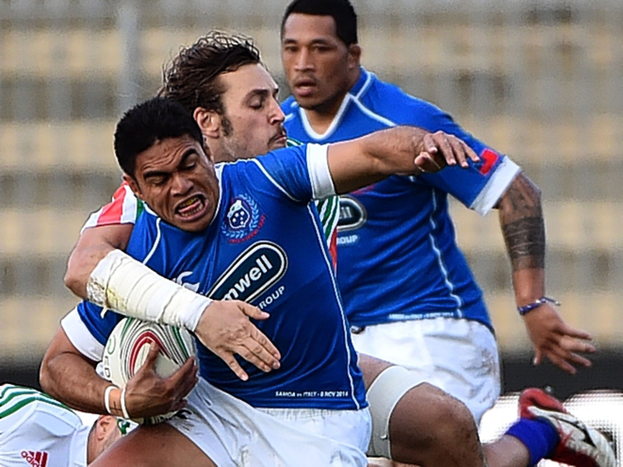 Samoa captain David Lemi