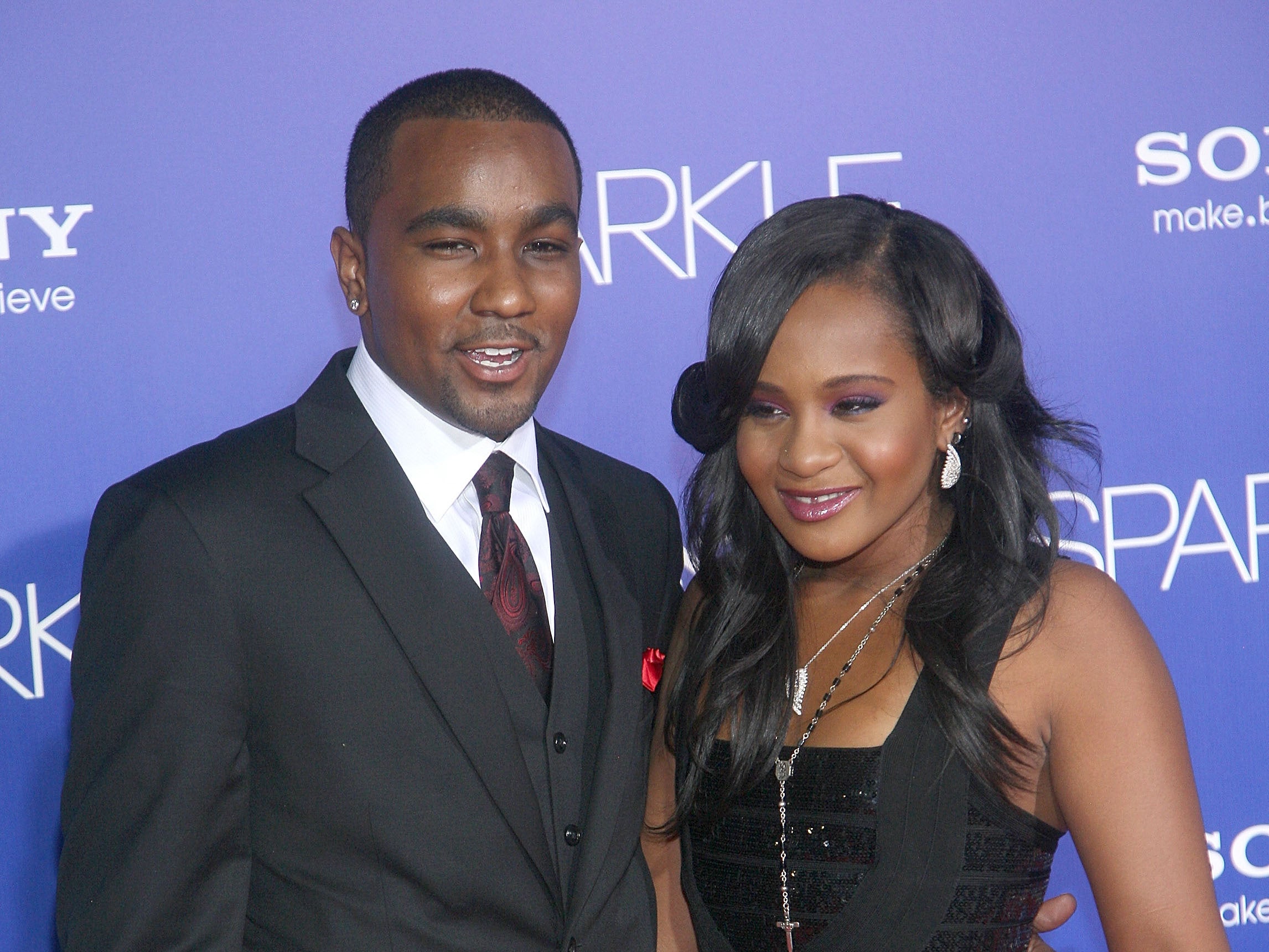 Gordon with Bobbi Kristina