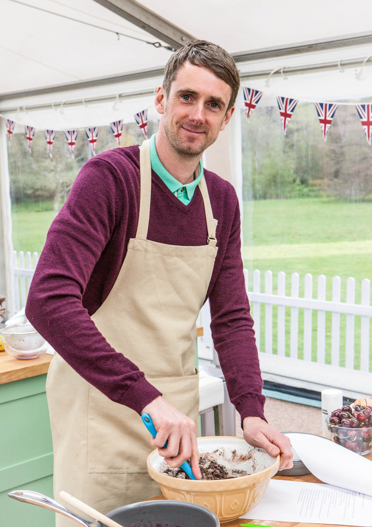 Mat, 37, learnt to bake while being a firefighter