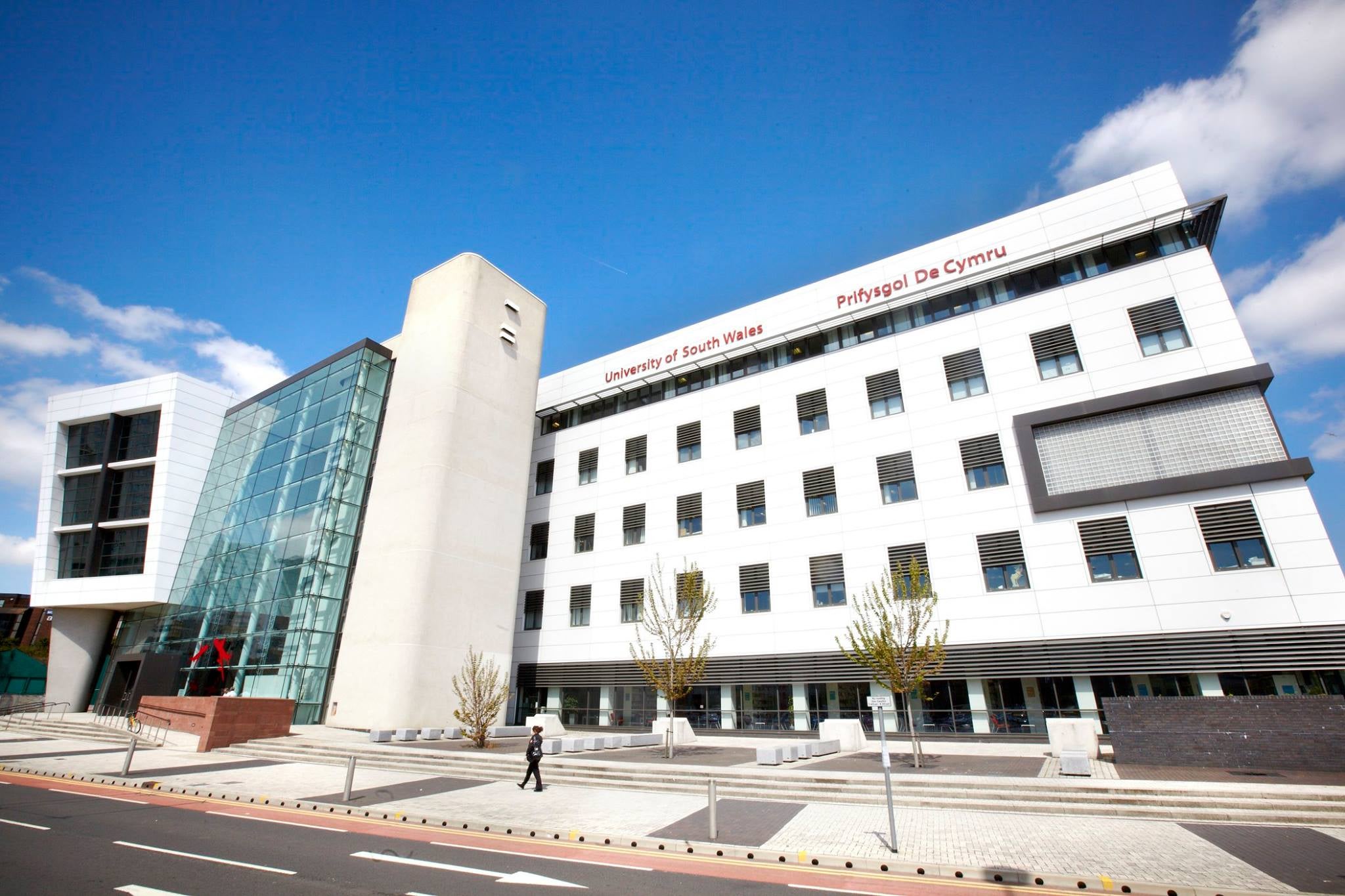 The University of South Wales was formed in 2013 after merging with the University of Wales, Newport and University of Glamorgan