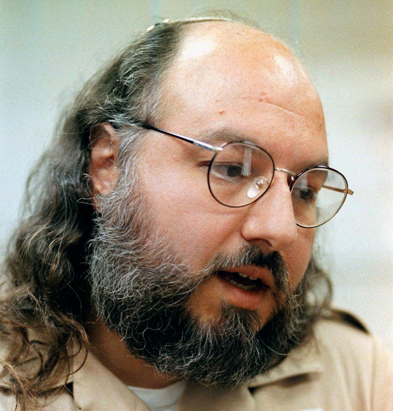 Jonathan Pollard speaks during an interview on 15 May 1998.