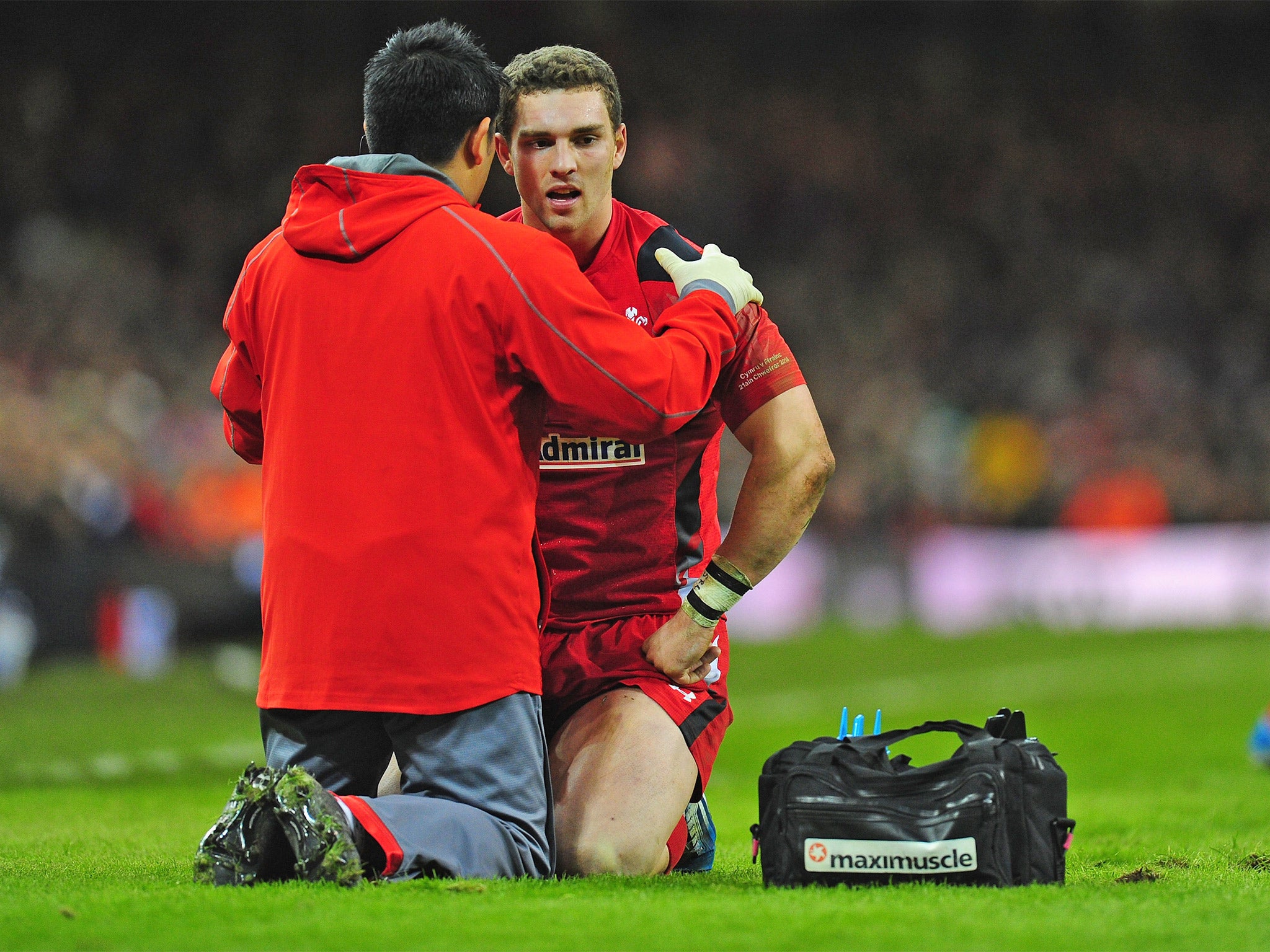 &#13;
George North has been involved in a number of controversial concussion incidents during his career &#13;