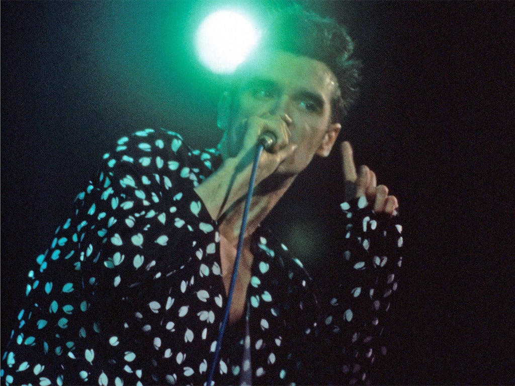 The Prime Music UK playlists include British performers such as The Smiths (lead singer Morrissey, pictured)