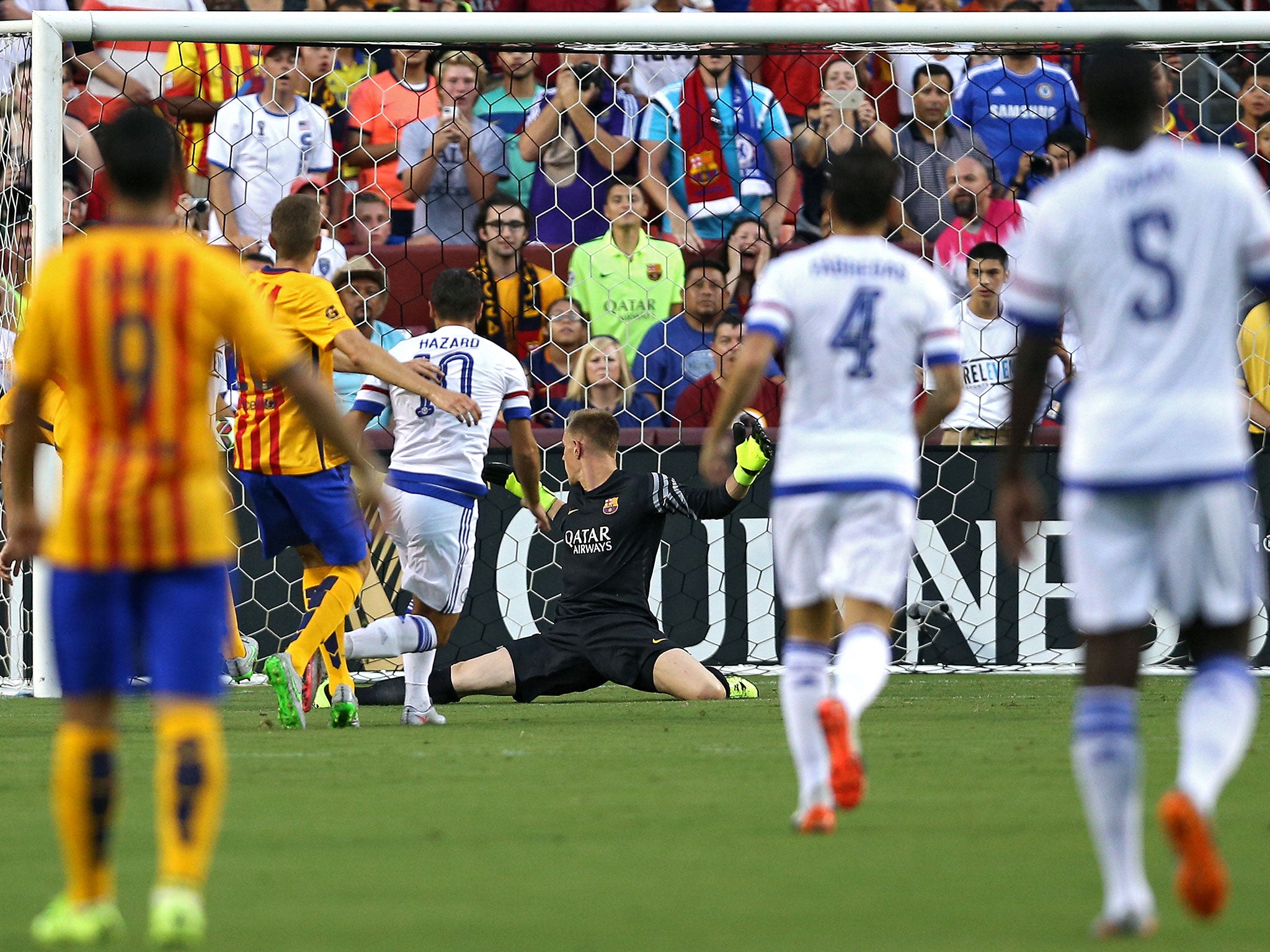 Eden Hazard scores for Chelsea