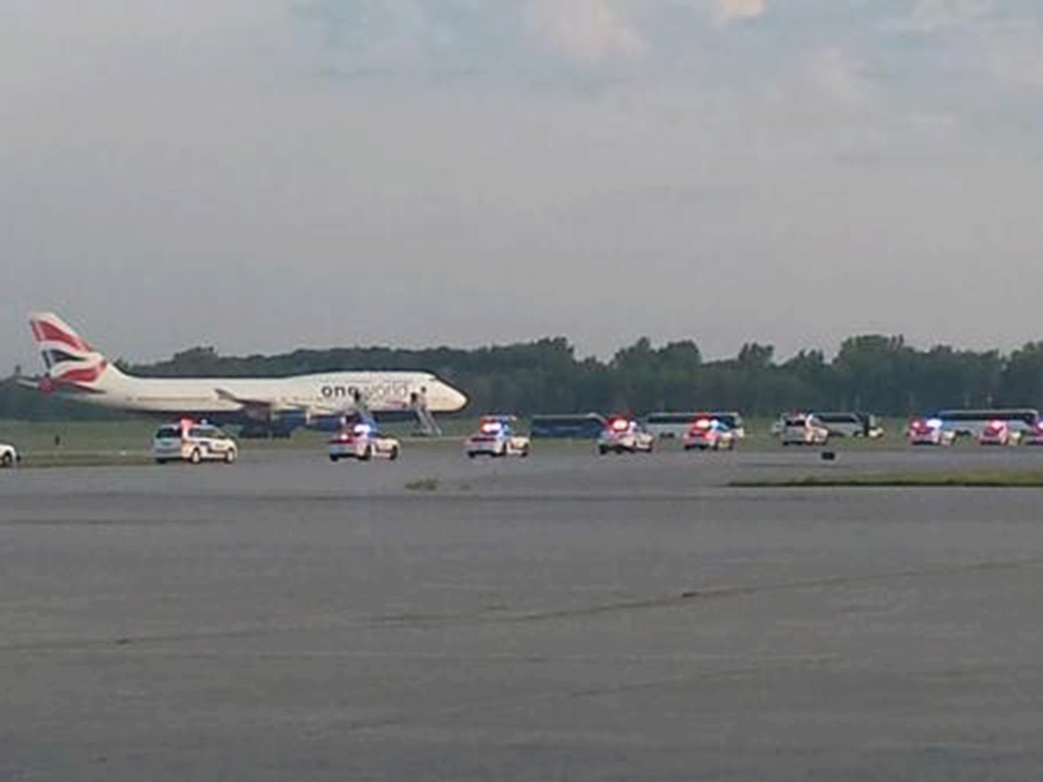 A British Airways flight from Las Vegas to London was diverted to Montreal following an 'emergency'