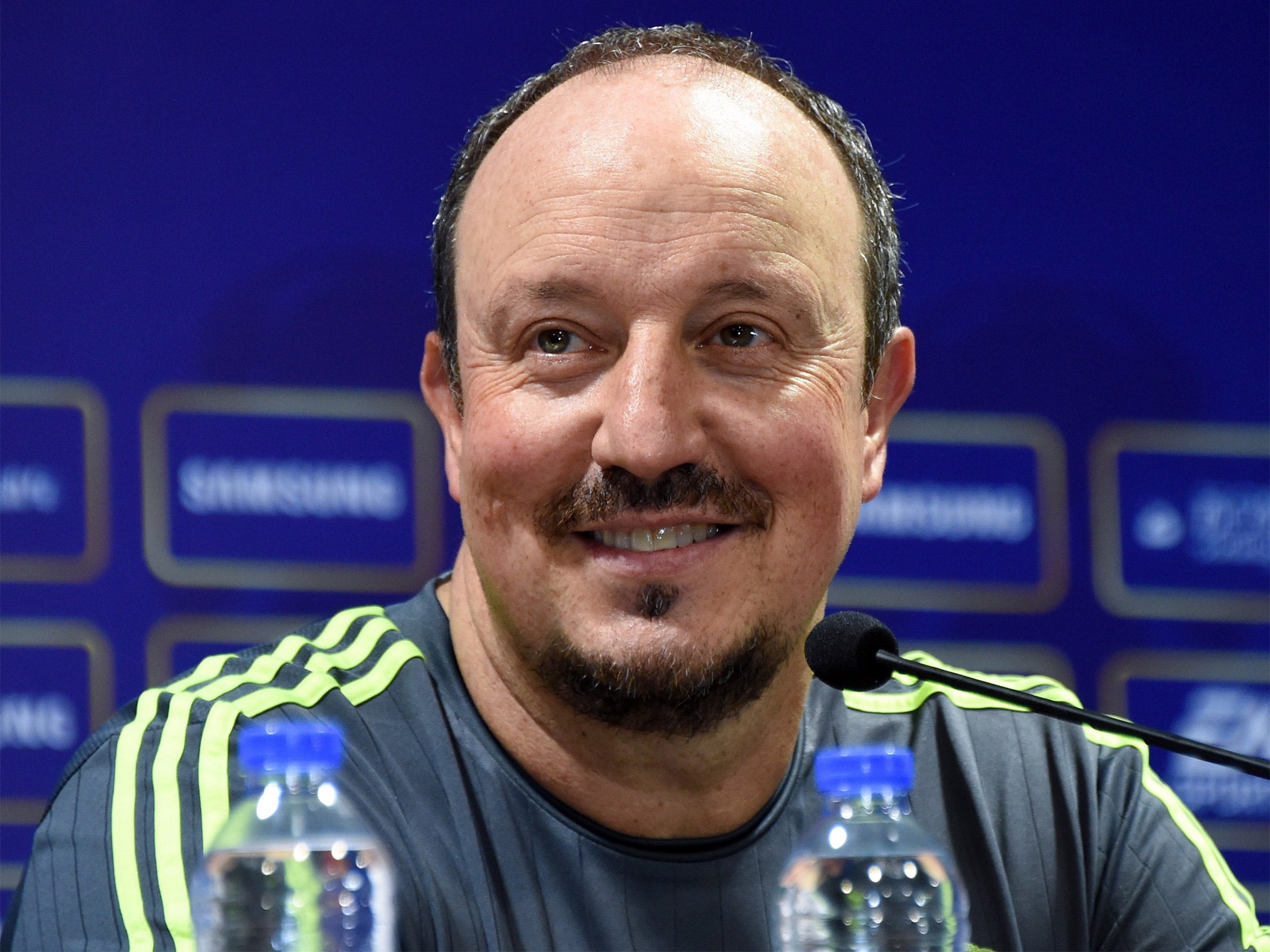 Real Madrid's head coach Rafael Benitez