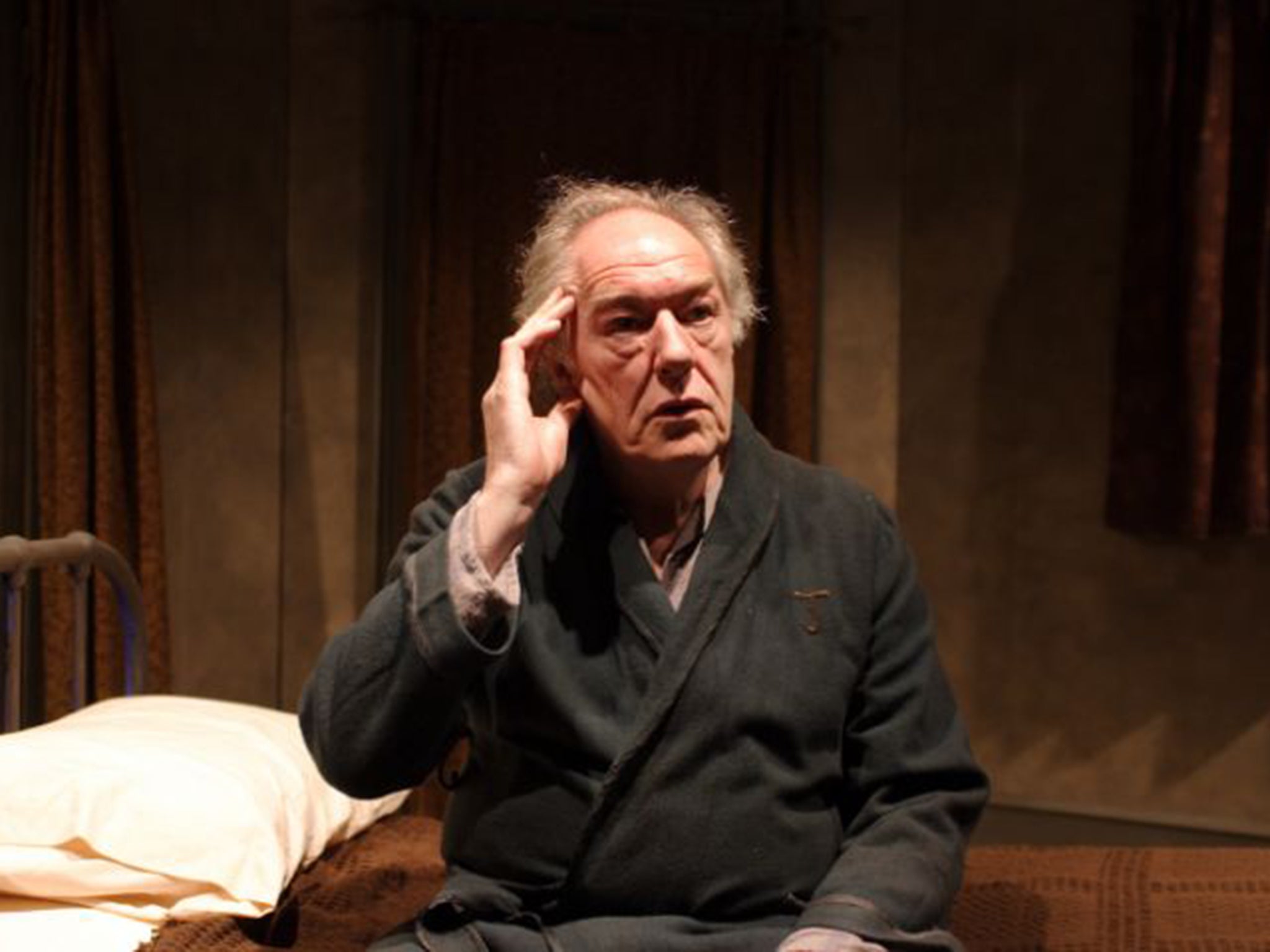 Michael Gambon in 2013 – his fading memory has forced him to give up stage roles