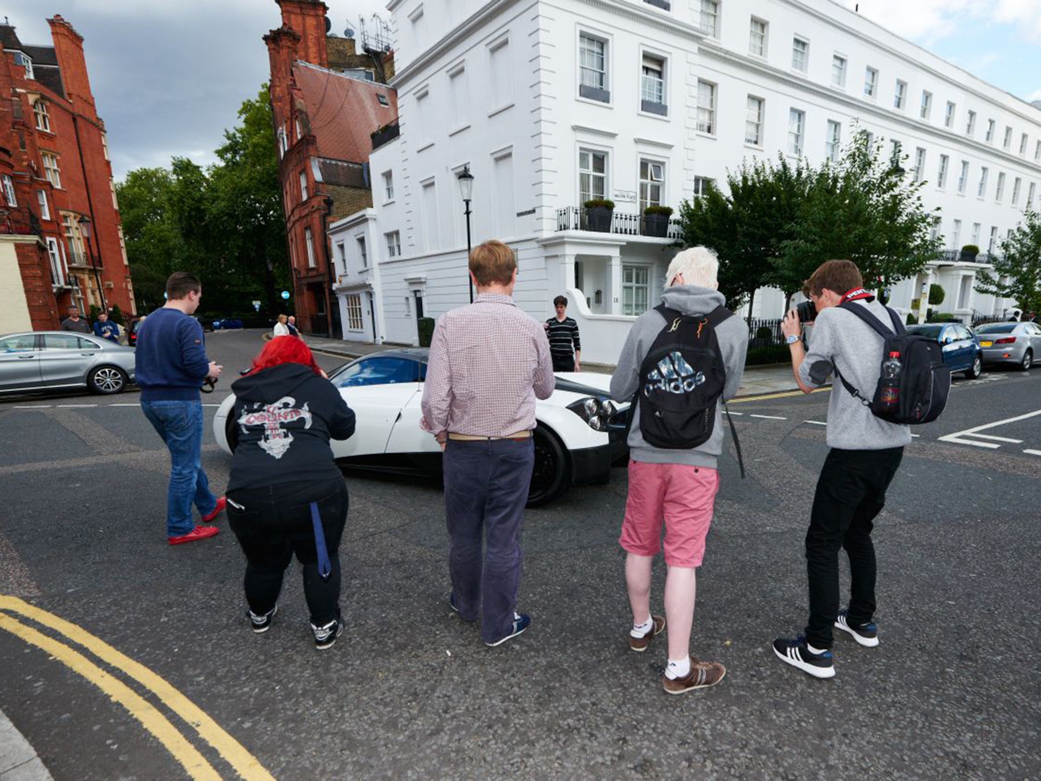 Spot checks: enthusiasts come to London from all over the UK to take photos