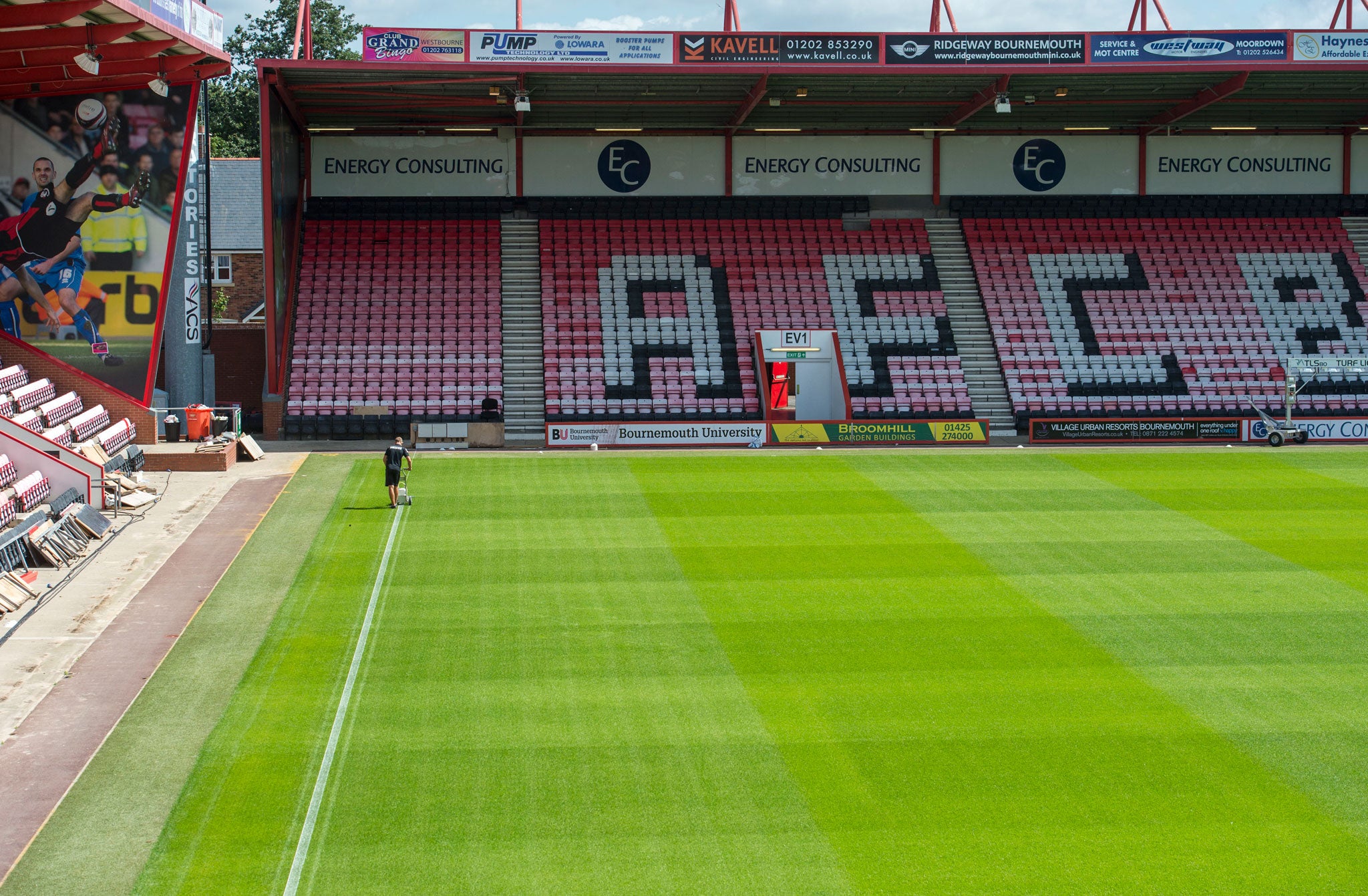 The injection of funds has allowed the club to install under-soil heating for the pitch