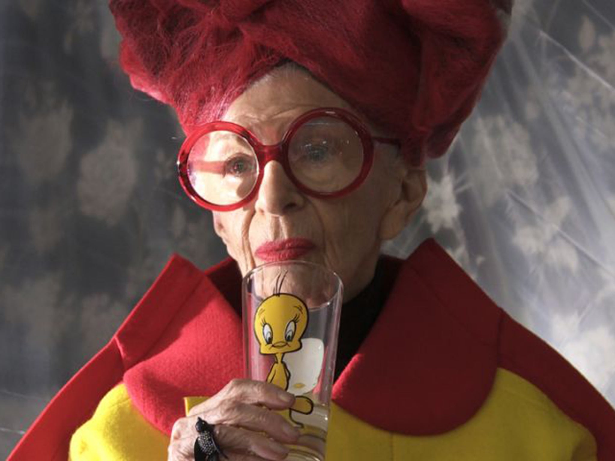 Tres chic: Iris Apfel, a New York fashion icon, is the focus of one of the late Albert Maysles’ last films