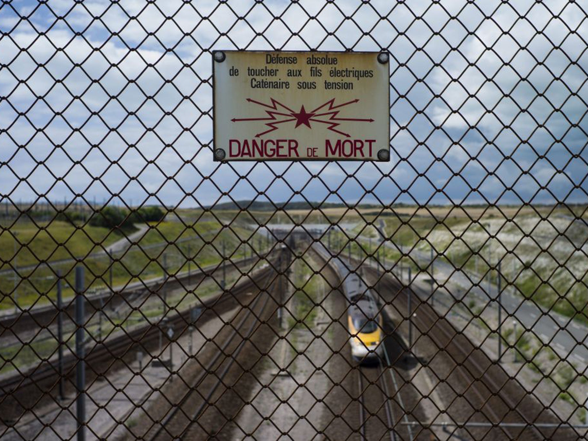 One man died on Wednesday in a desperate attempt to reach England via the Channel Tunnel