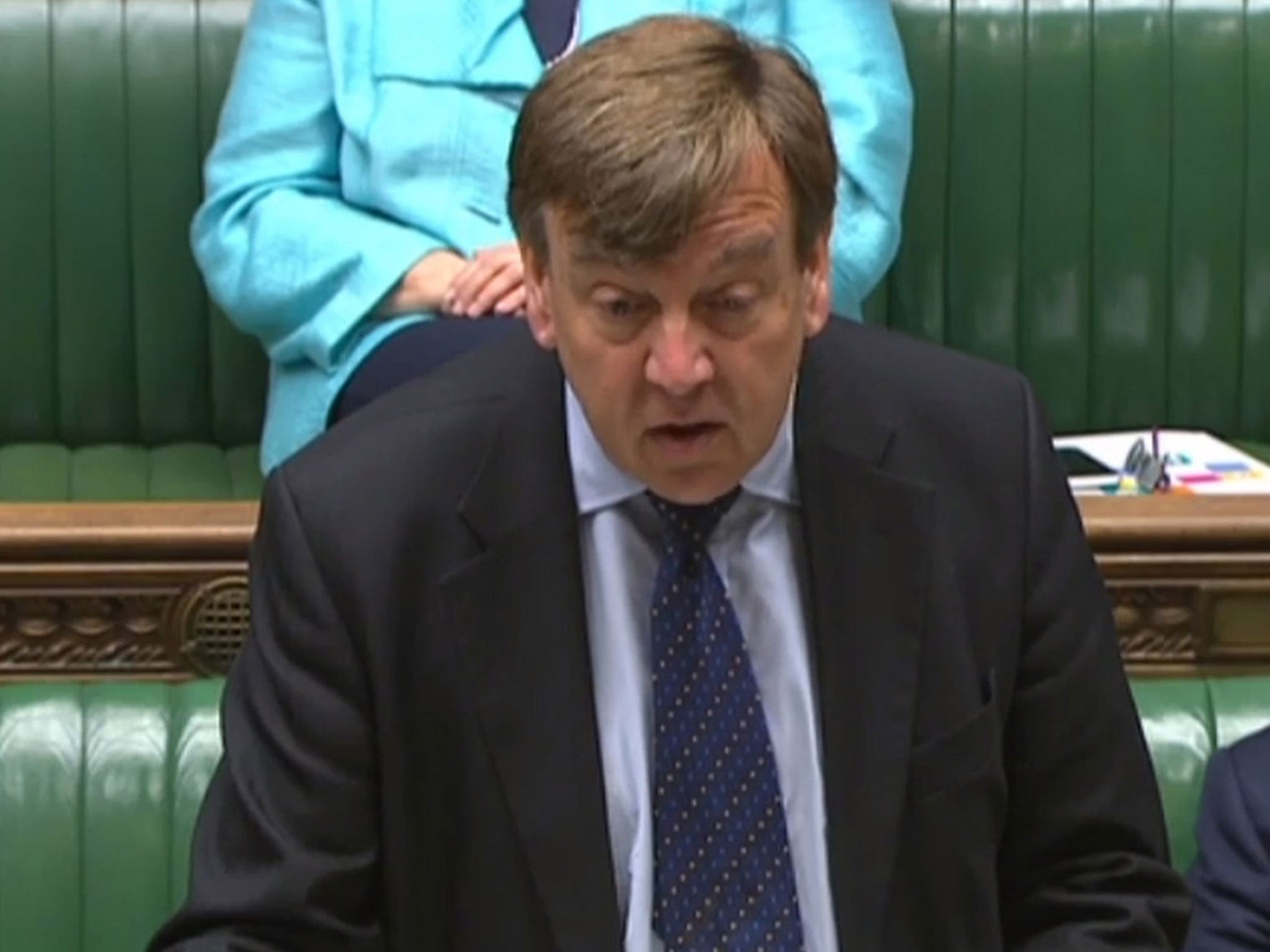 Culture Secretary John Whittingdale in the Commons earlier this month telling MPs that the BBC’s rapid growth must be reversed